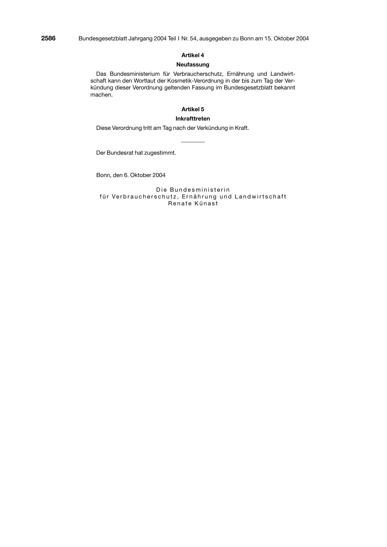 BGBl. 2004, Seite 2586 — Originalseite als Abbildung