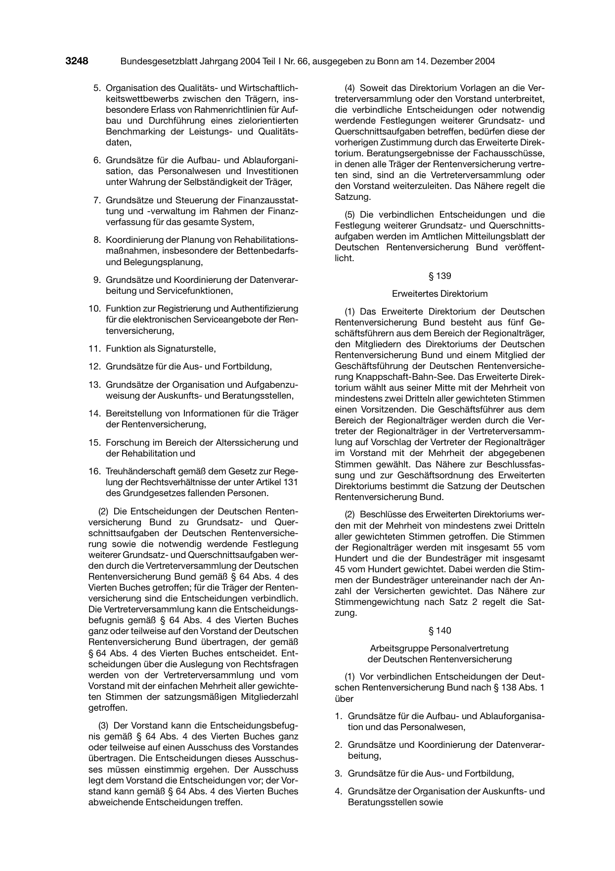 BGBl. 2004, Seite 3248 — Originalseite als Abbildung