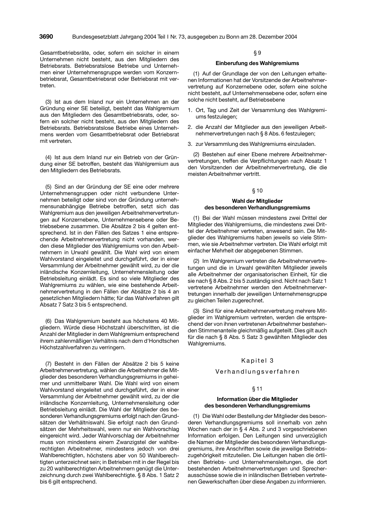 BGBl. 2004, Seite 3690 — Originalseite als Abbildung