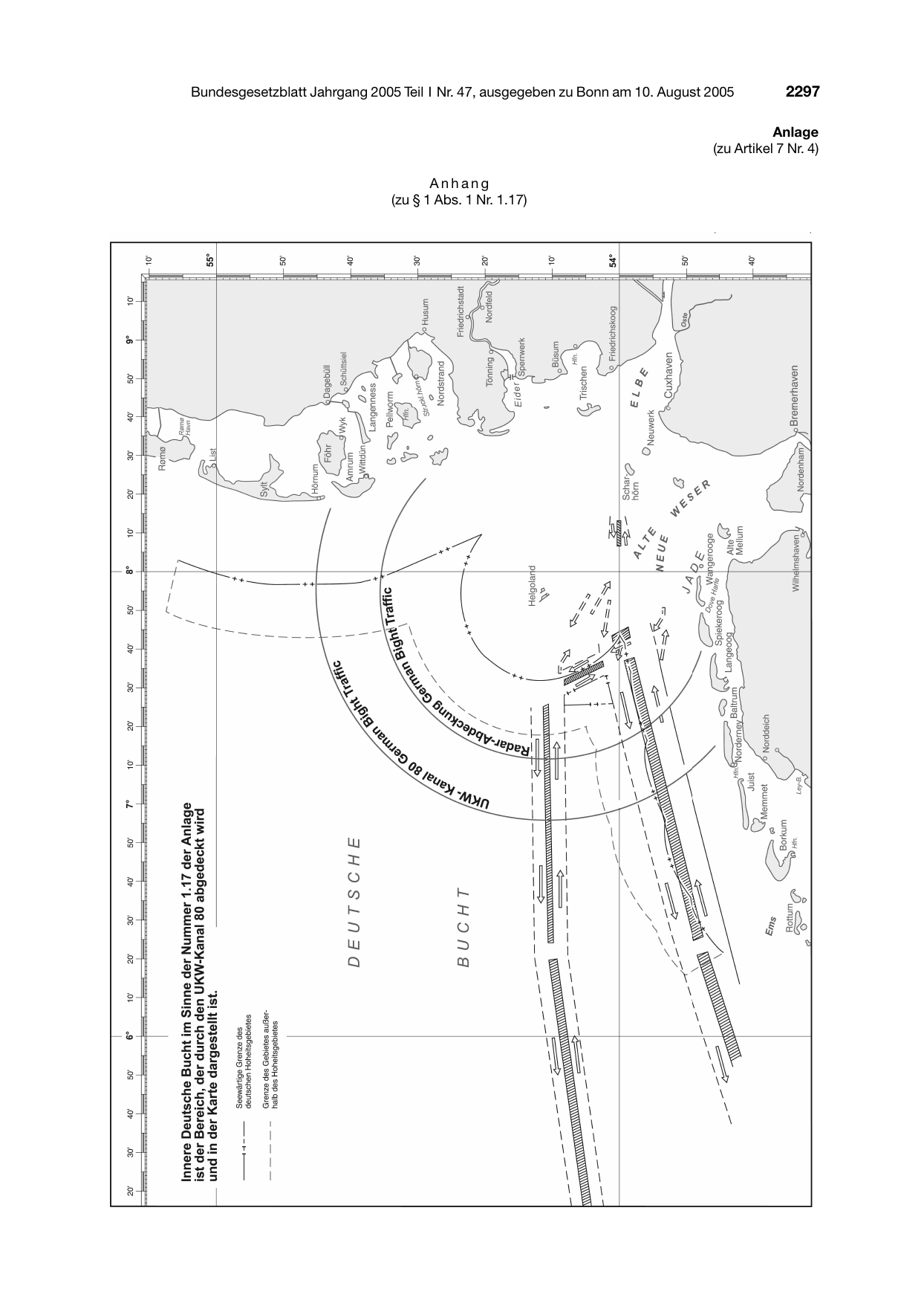 BGBl. 2005, Seite 2297 — Originalseite als Abbildung