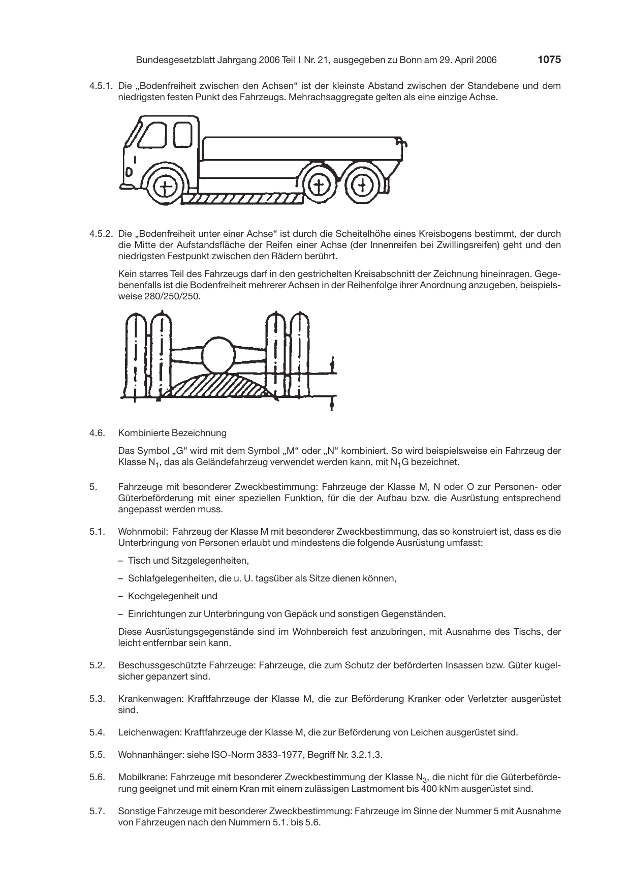 BGBl. 2006, Seite 1075 — Originalseite als Abbildung
