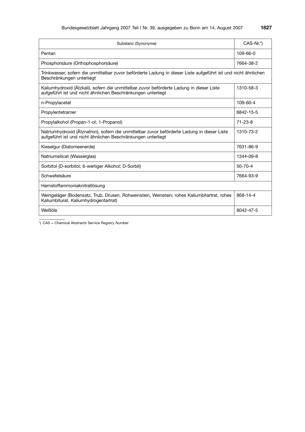 BGBl. 2007, Seite 1827 — Originalseite als Abbildung