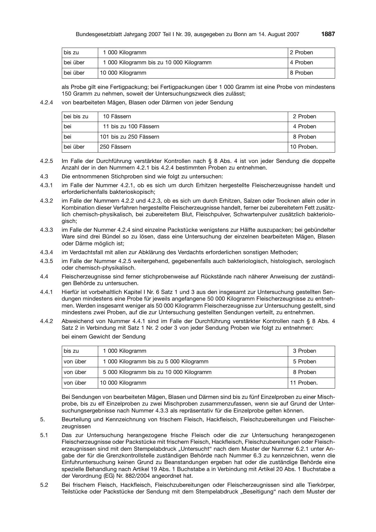 BGBl. 2007, Seite 1887 — Originalseite als Abbildung