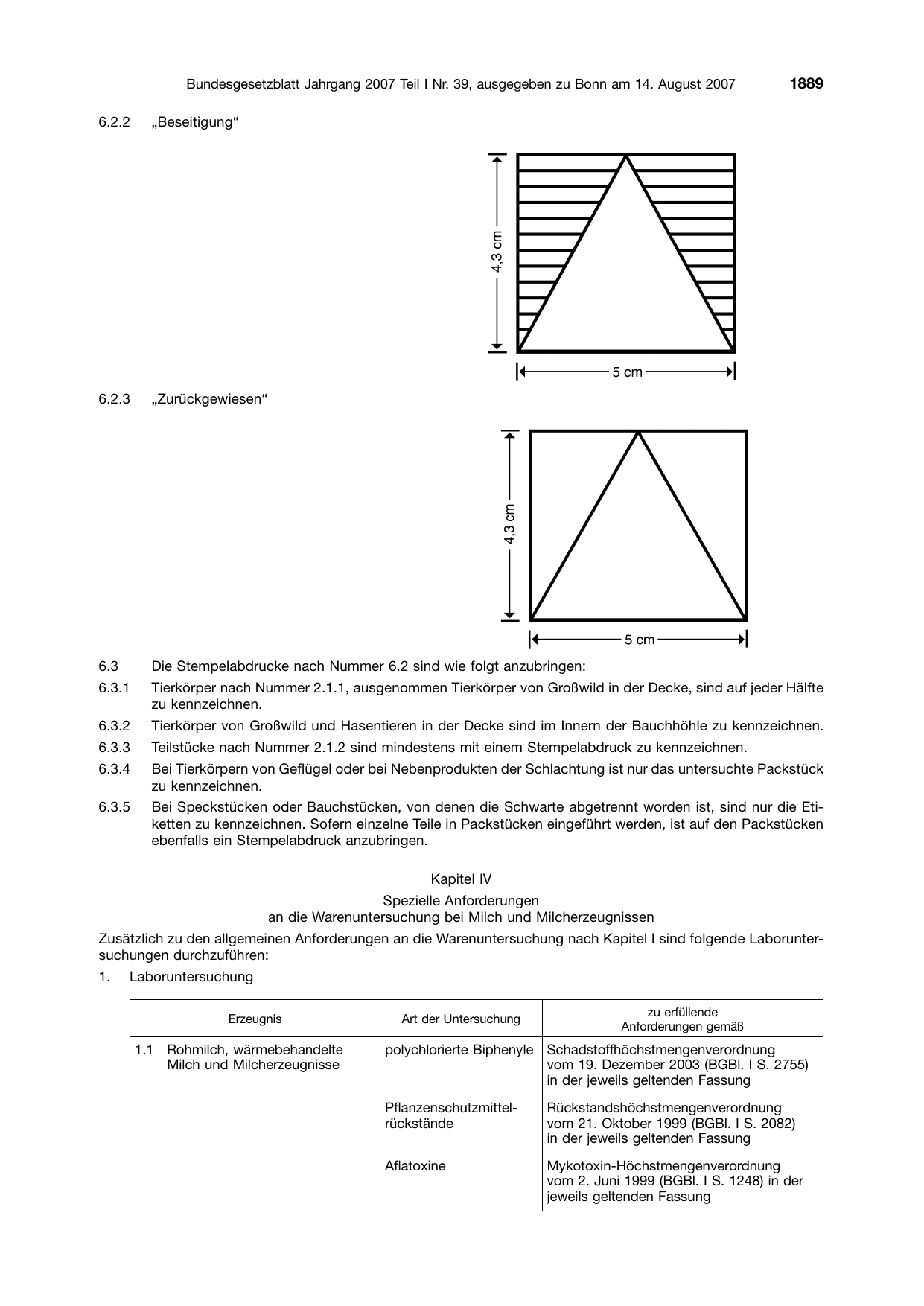 BGBl. 2007, Seite 1889 — Originalseite als Abbildung