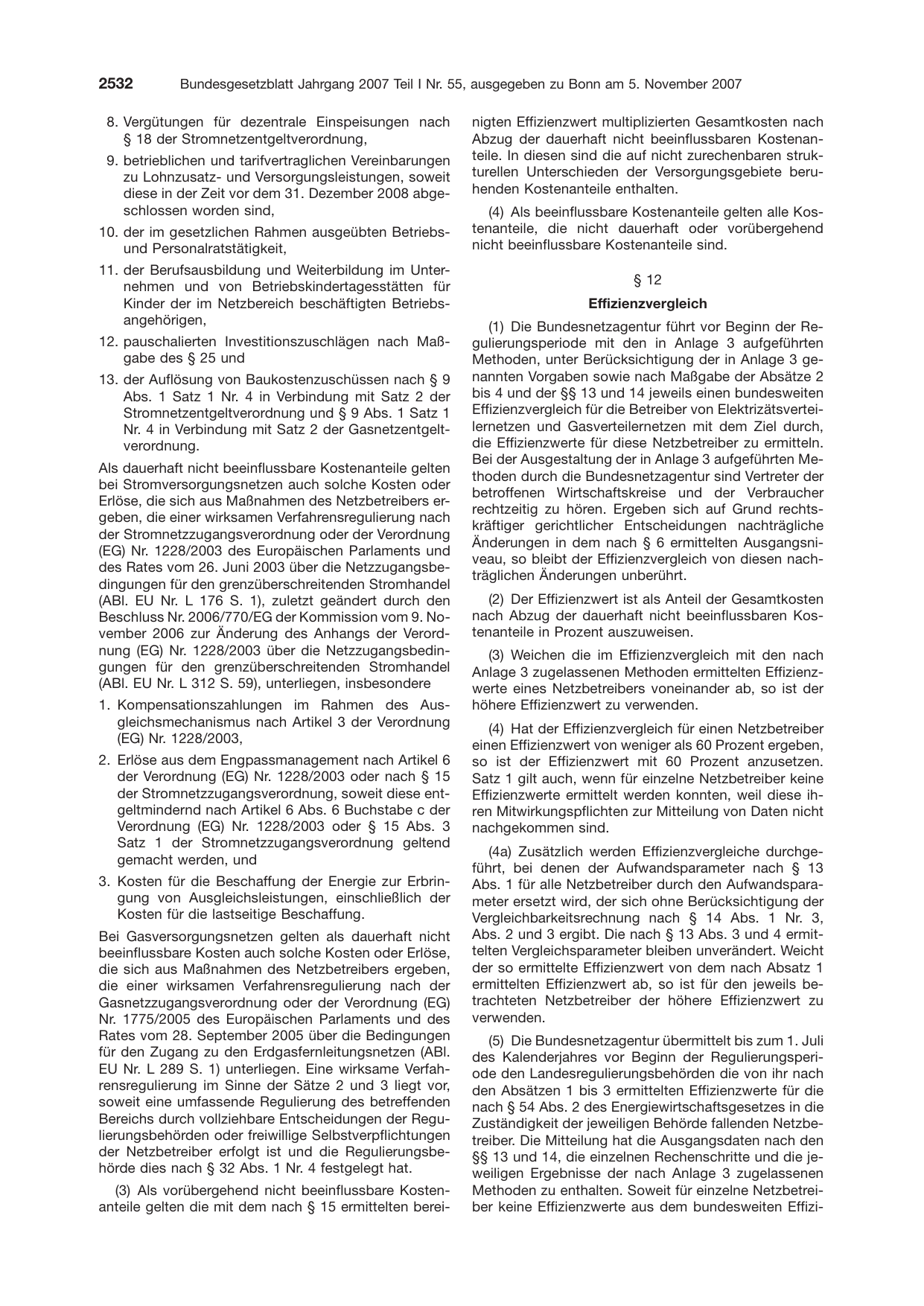 BGBl. 2007, Seite 2532 — Originalseite als Abbildung