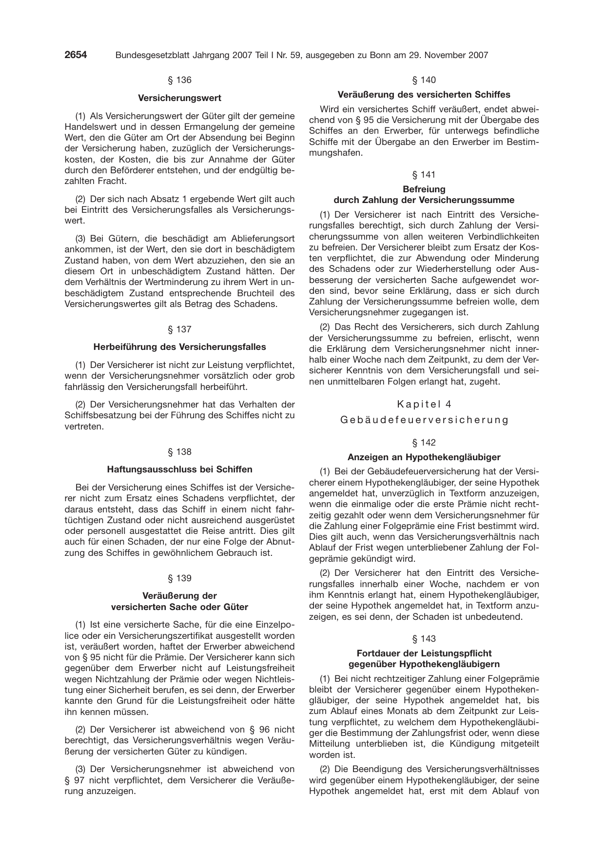 BGBl. 2007, Seite 2654 — Originalseite als Abbildung