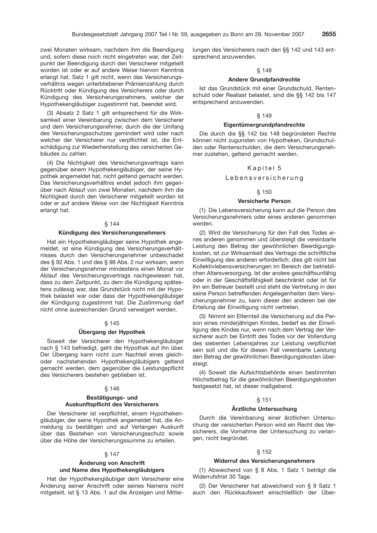 BGBl. 2007, Seite 2655 — Originalseite als Abbildung