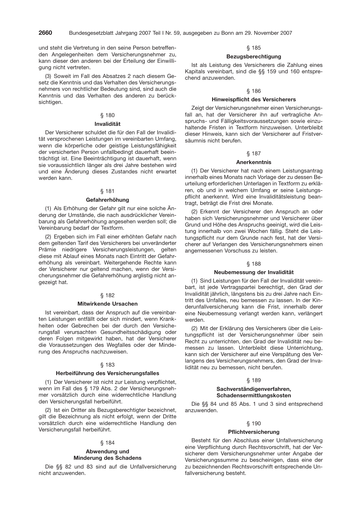 BGBl. 2007, Seite 2660 — Originalseite als Abbildung