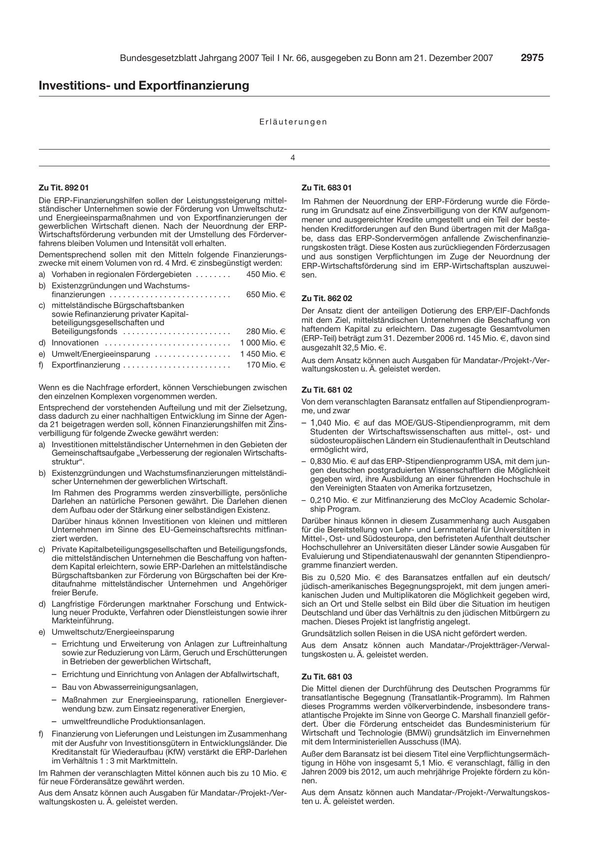 BGBl. 2007 — Originalseite als Abbildung