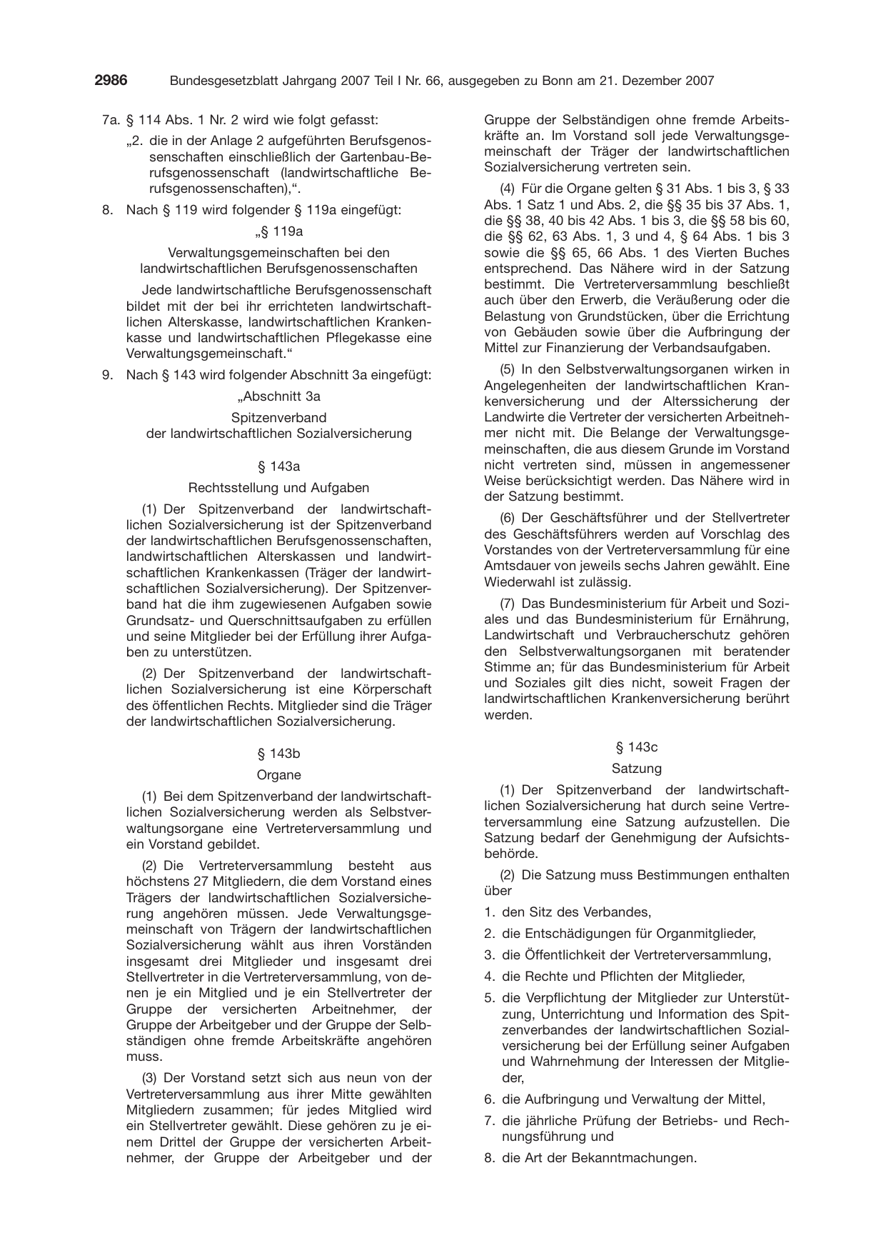 BGBl. 2007 — Originalseite als Abbildung