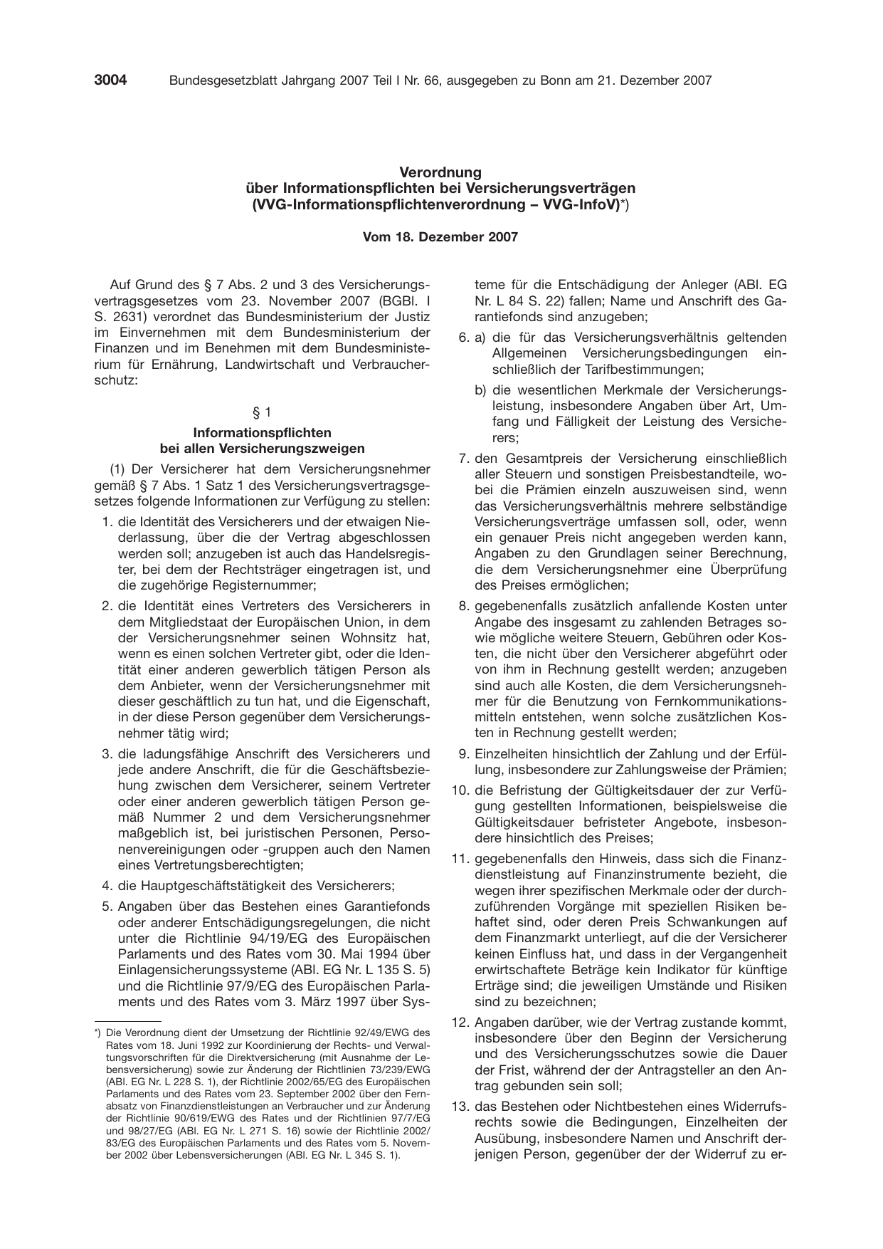 BGBl. 2007 — Originalseite als Abbildung