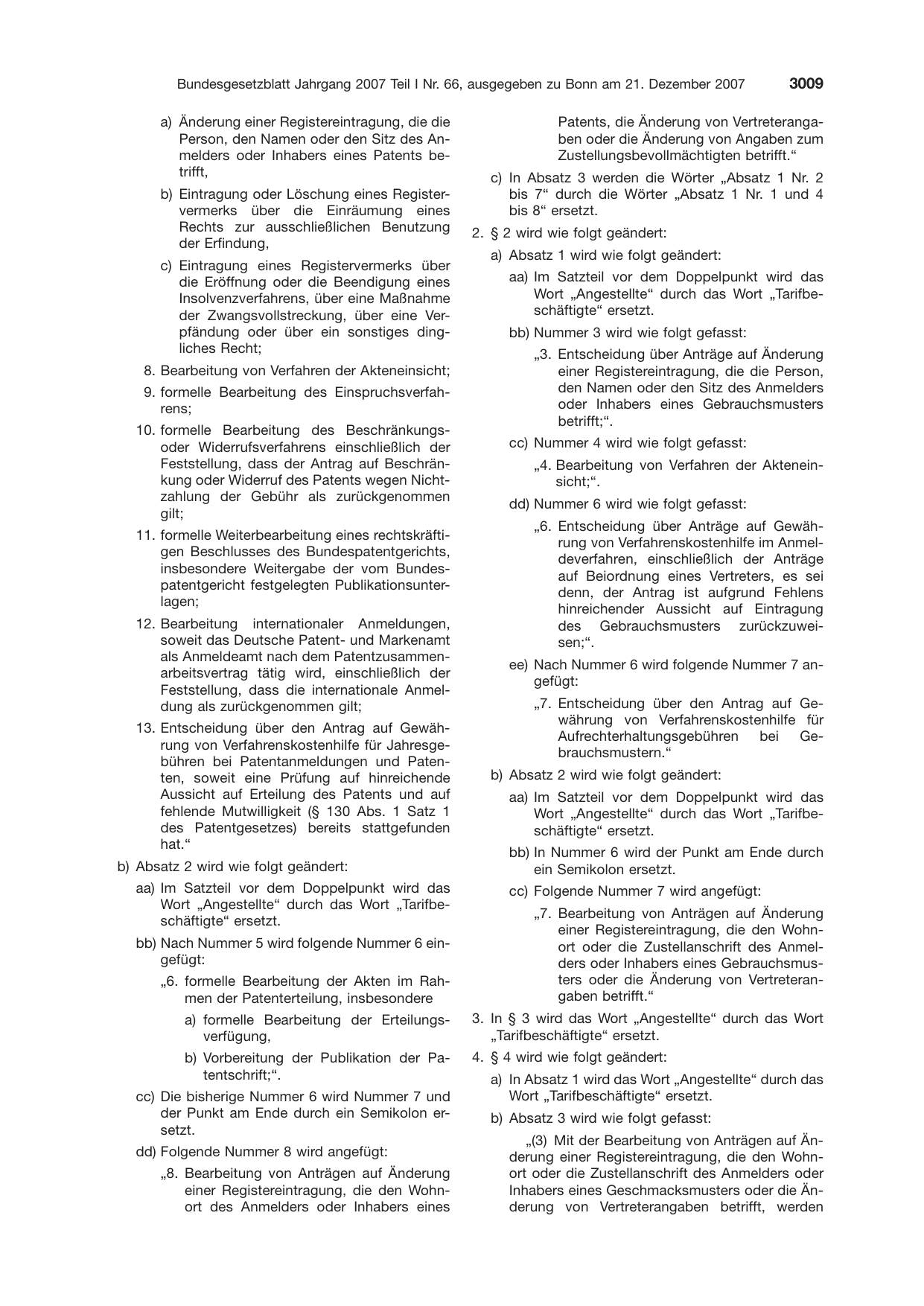 BGBl. 2007 — Originalseite als Abbildung