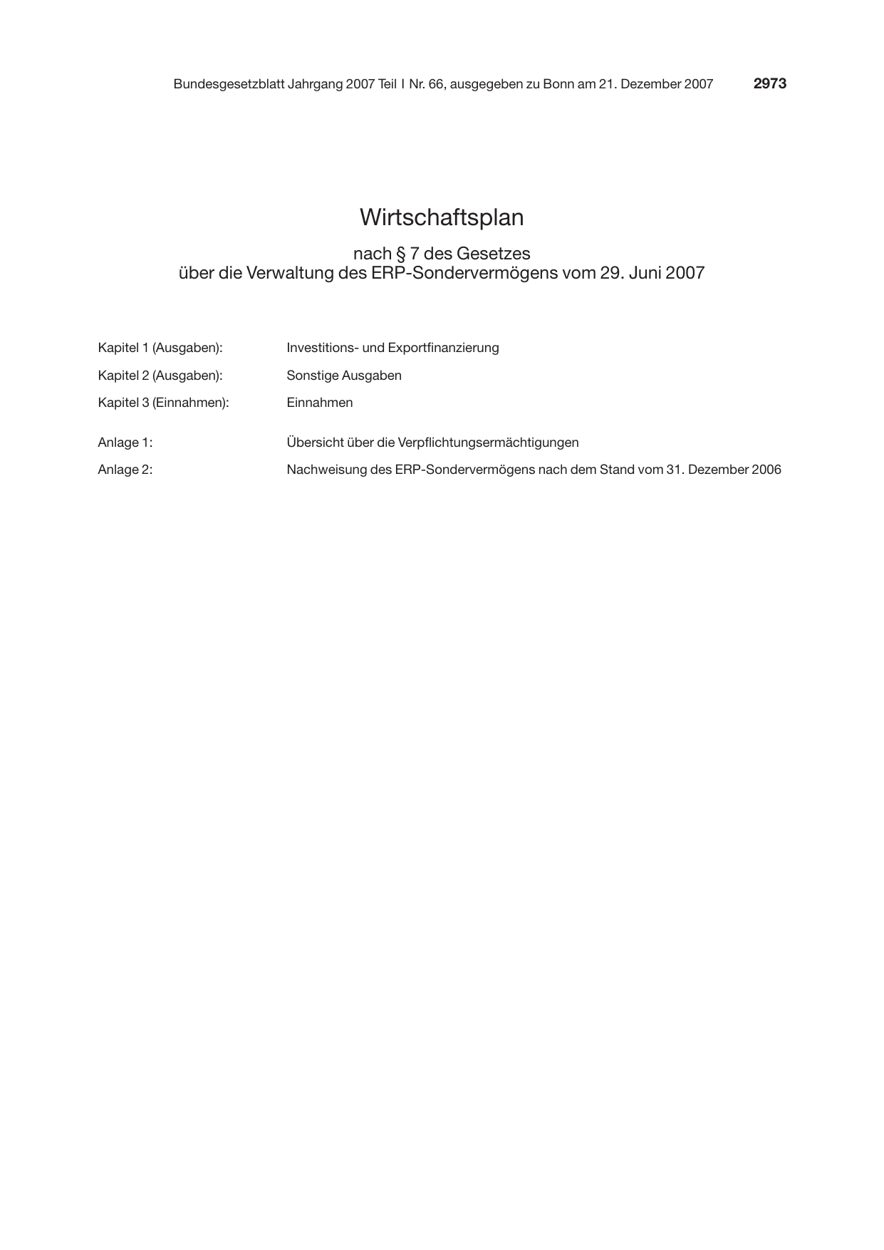 BGBl. 2007 — Originalseite als Abbildung