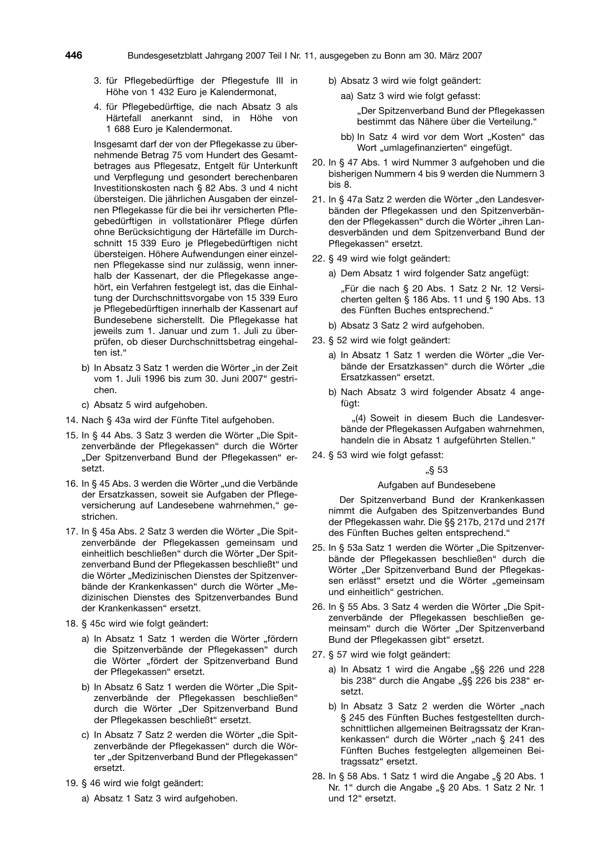 BGBl. 2007, Seite 446 — Originalseite als Abbildung