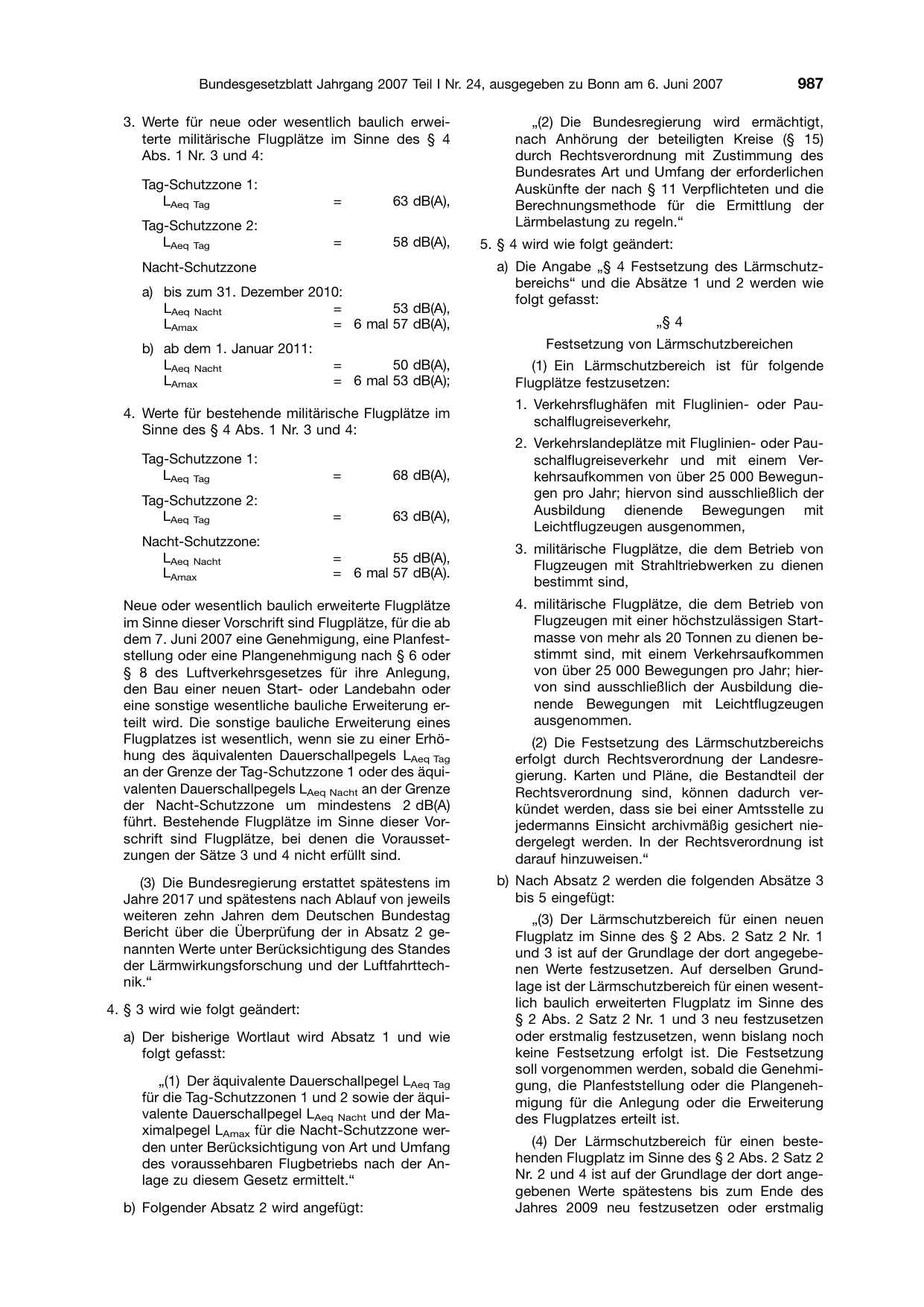 BGBl. 2007, Seite 987 — Originalseite als Abbildung