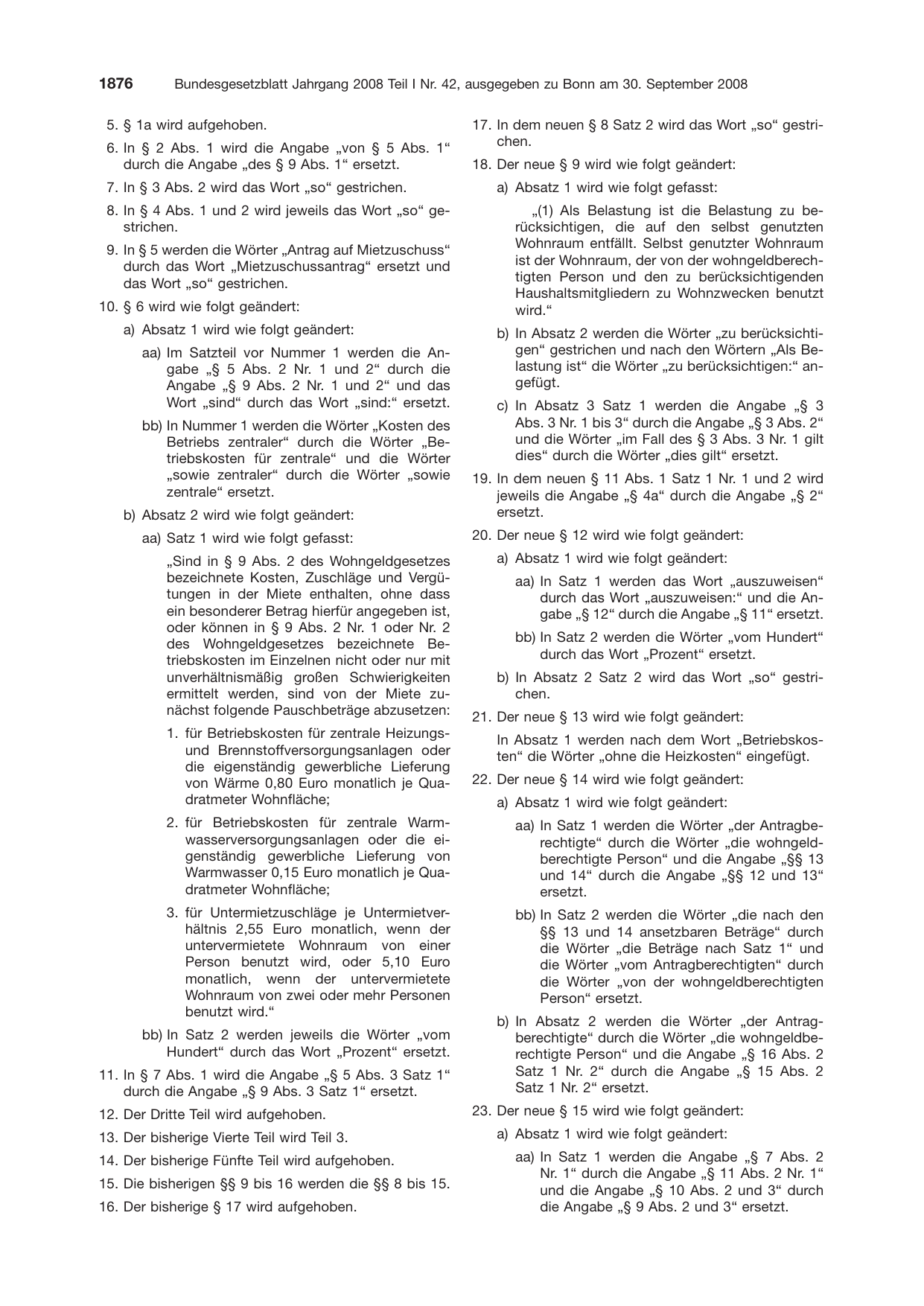 BGBl. 2008, Seite 1876 — Originalseite als Abbildung
