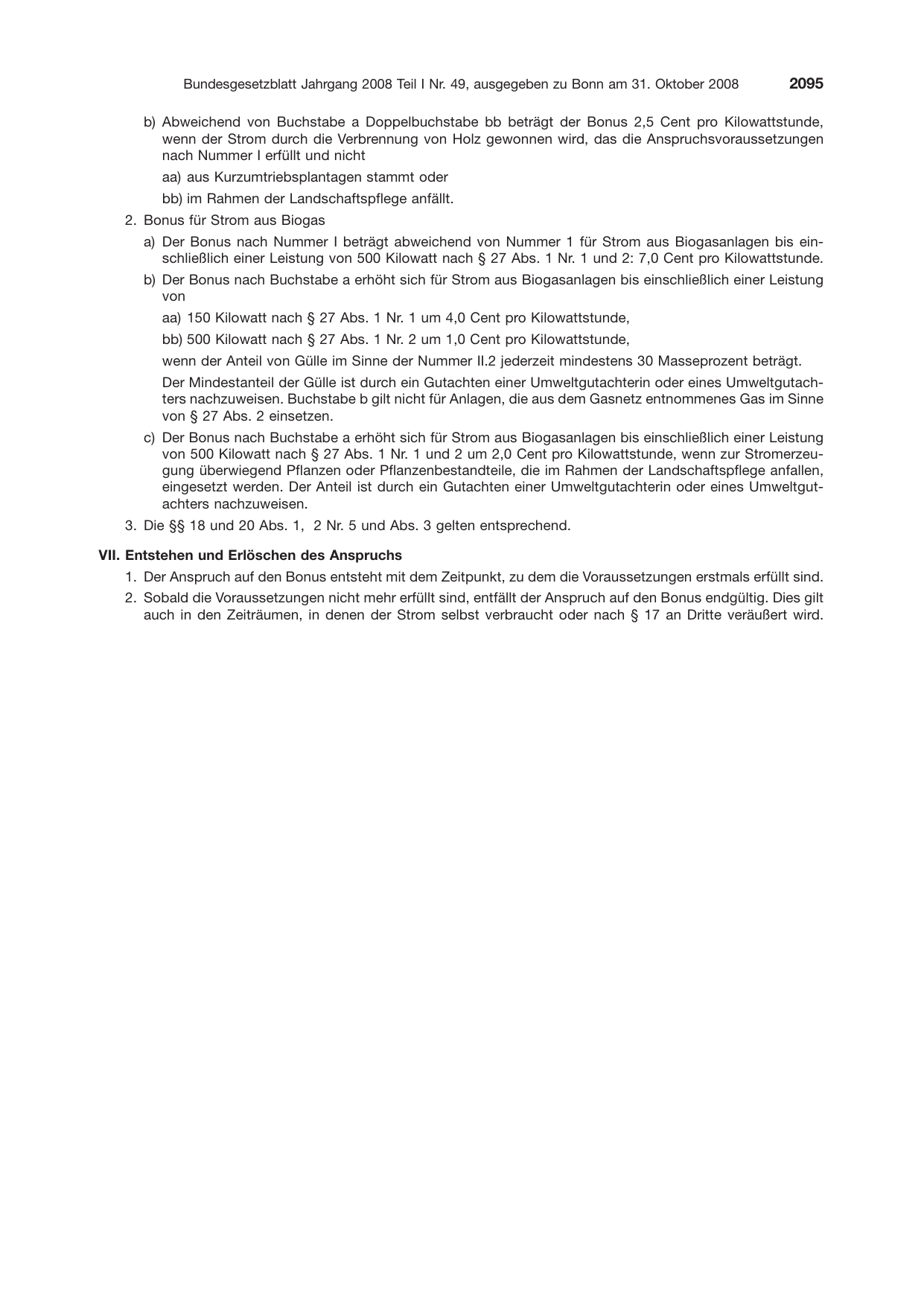 BGBl. 2008, Seite 2095 — Originalseite als Abbildung