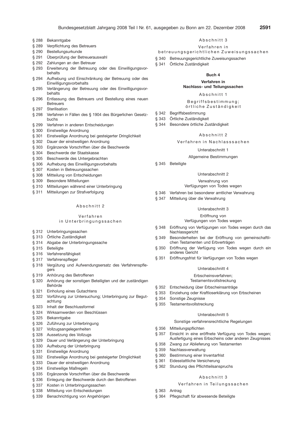 BGBl. 2008, Seite 2591 — Originalseite als Abbildung