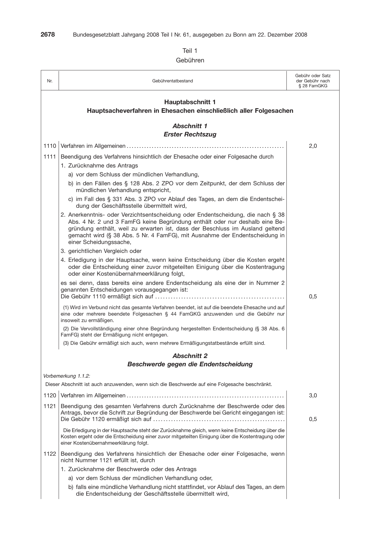 BGBl. 2008, Seite 2678 — Originalseite als Abbildung