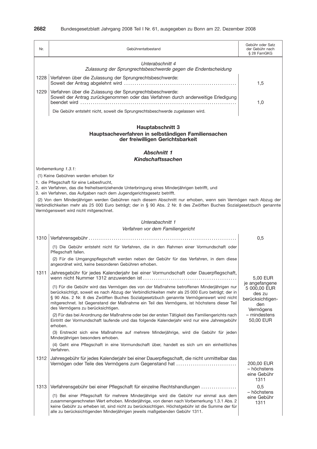 BGBl. 2008, Seite 2682 — Originalseite als Abbildung