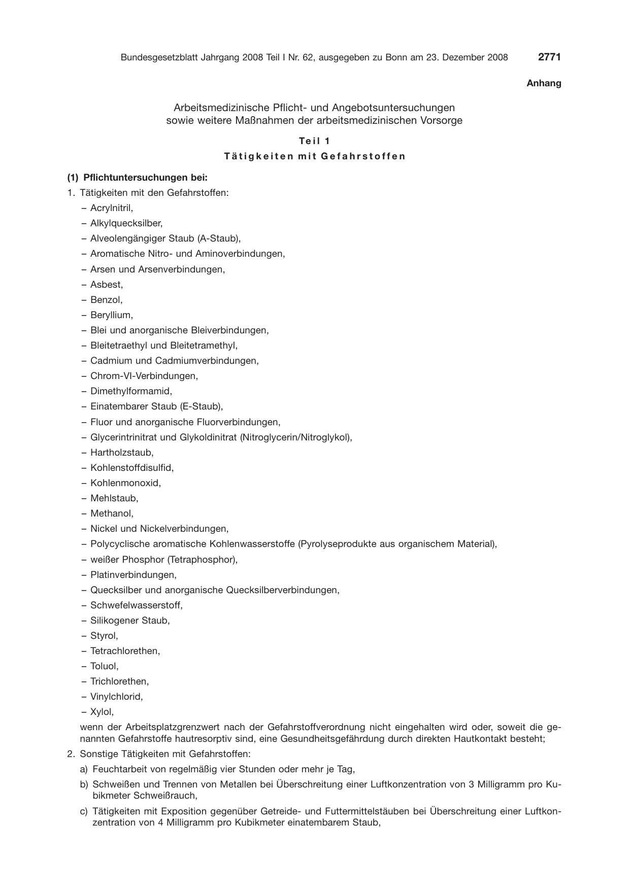BGBl. 2008, Seite 2771 — Originalseite als Abbildung