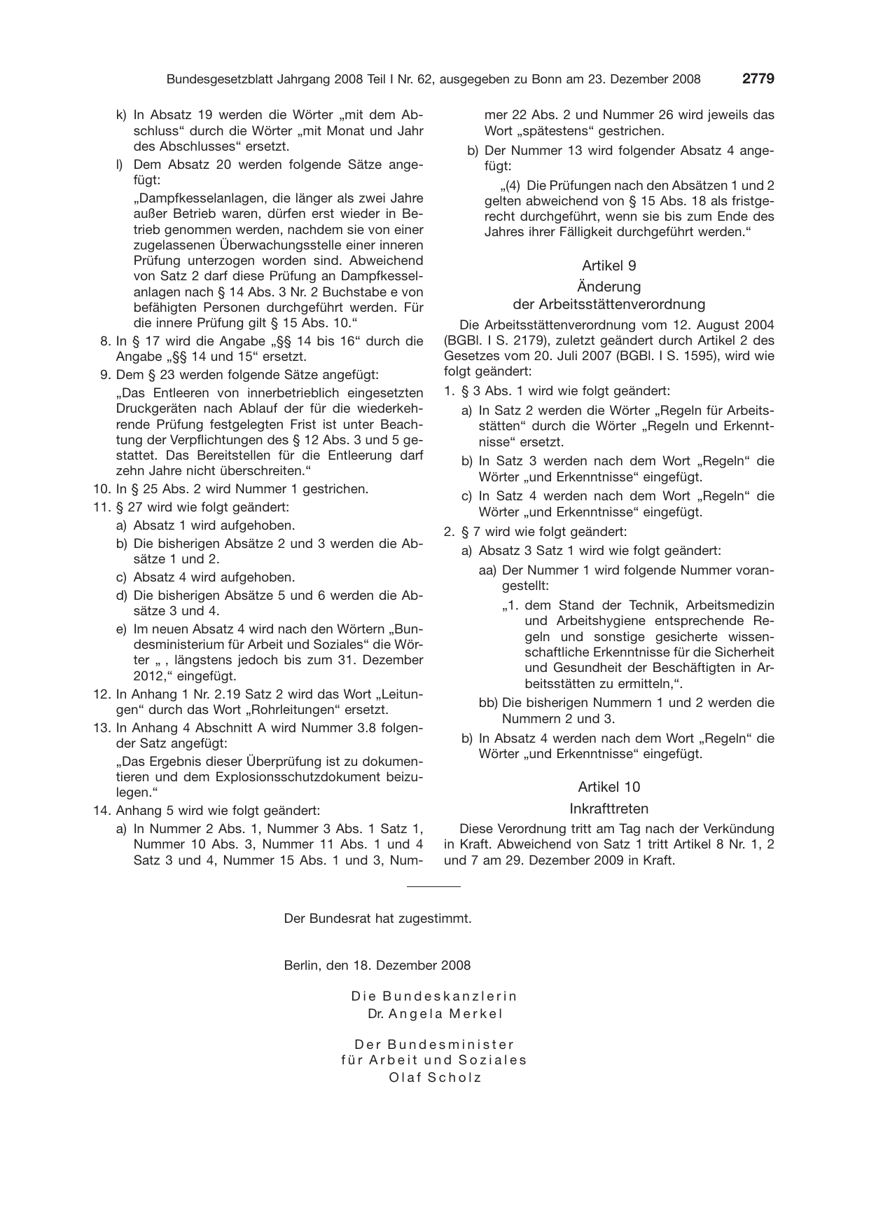 BGBl. 2008, Seite 2779 — Originalseite als Abbildung