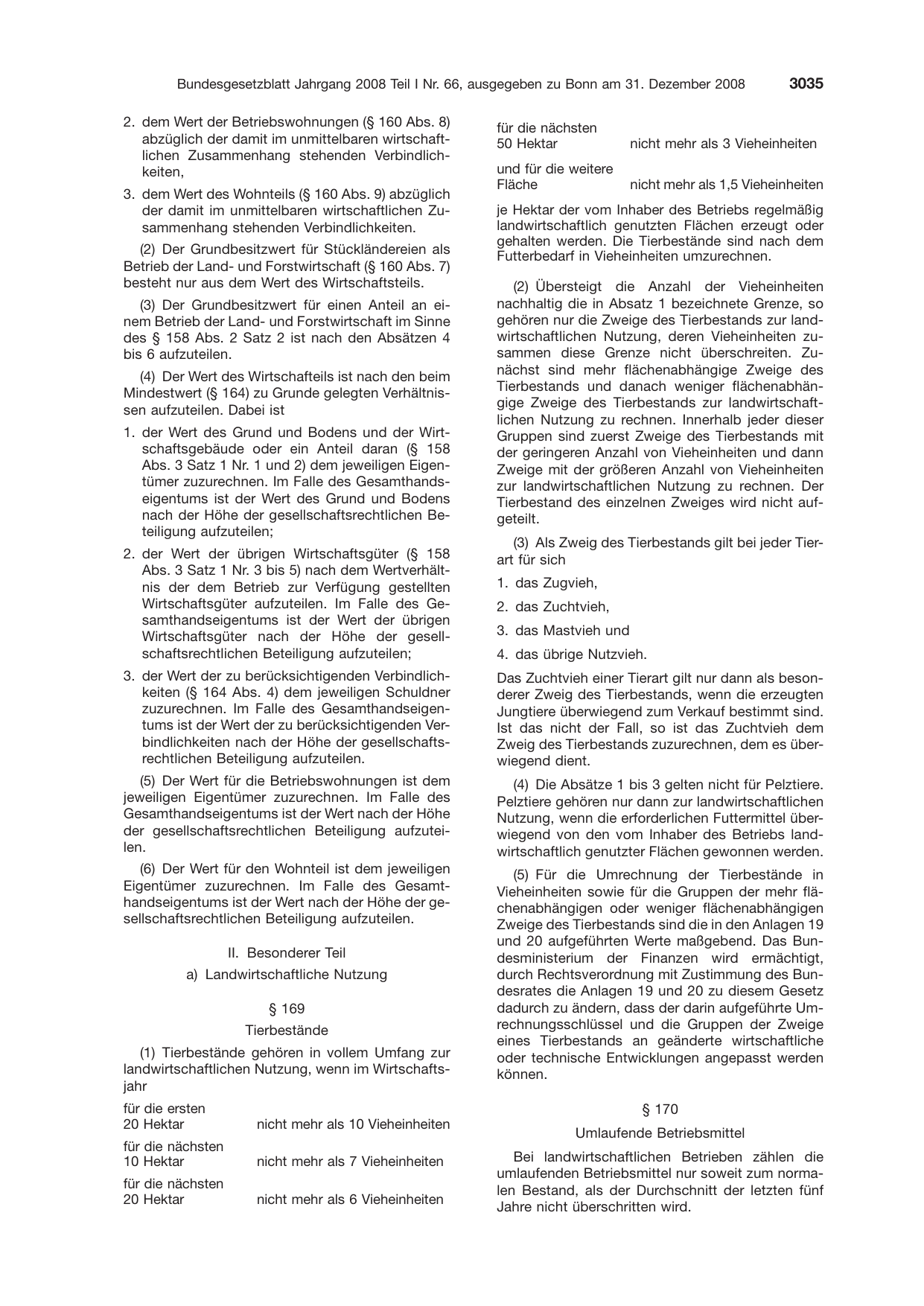 BGBl. 2008, Seite 3035 — Originalseite als Abbildung