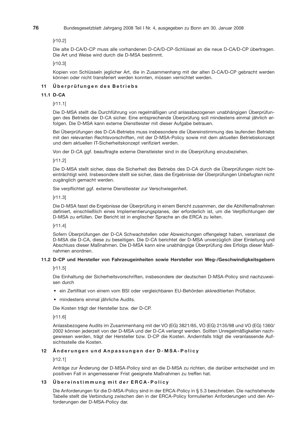 BGBl. 2008, Seite 76 — Originalseite als Abbildung