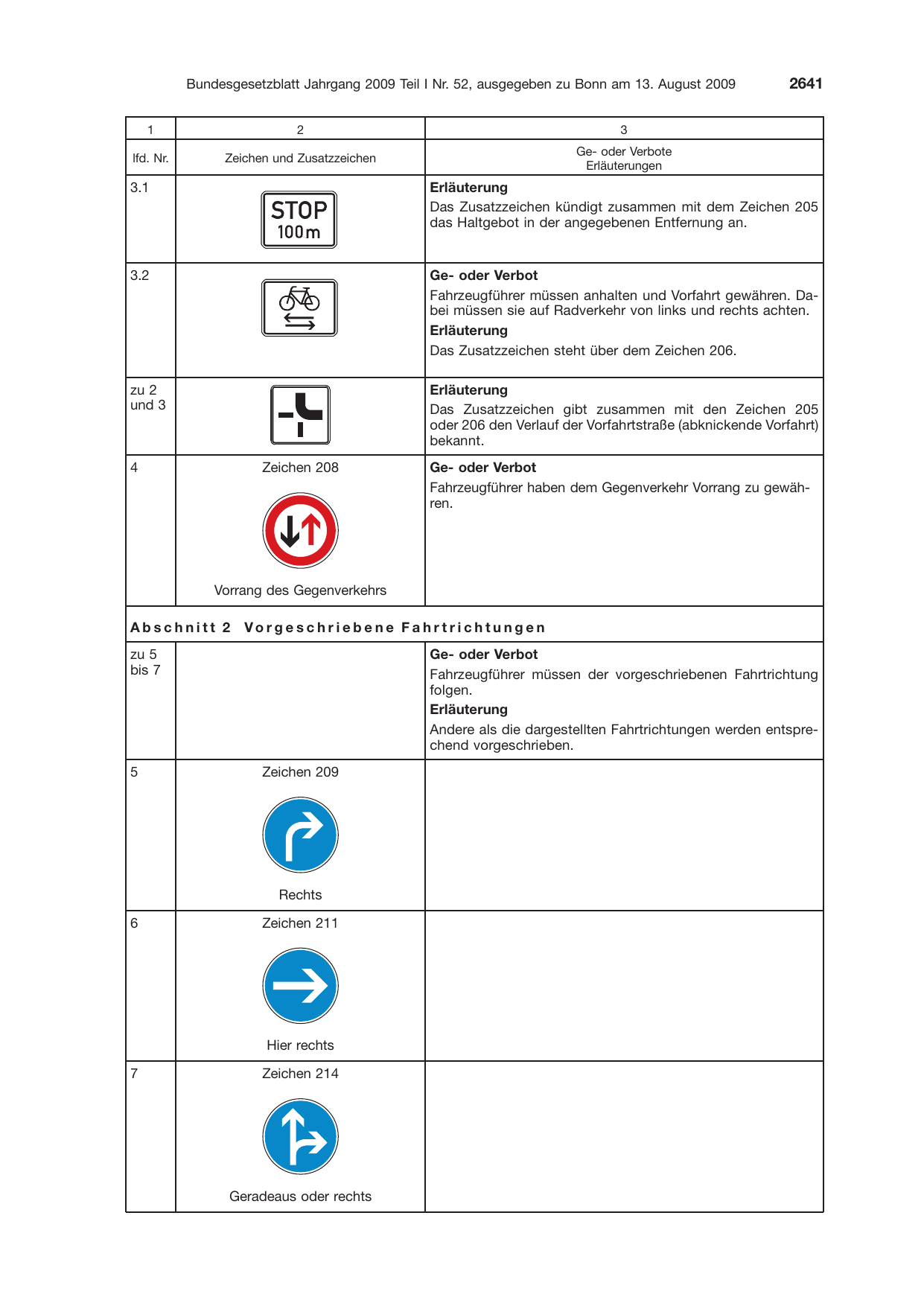 BGBl. 2009, Seite 2641 — Originalseite als Abbildung