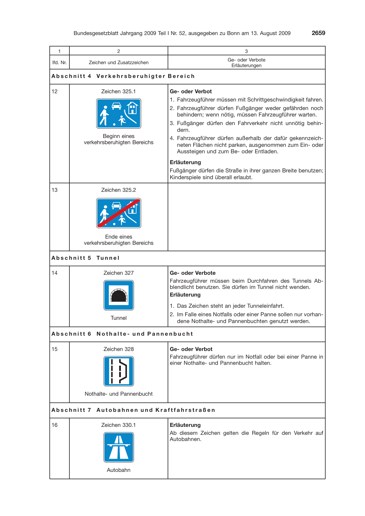 BGBl. 2009, Seite 2659 — Originalseite als Abbildung