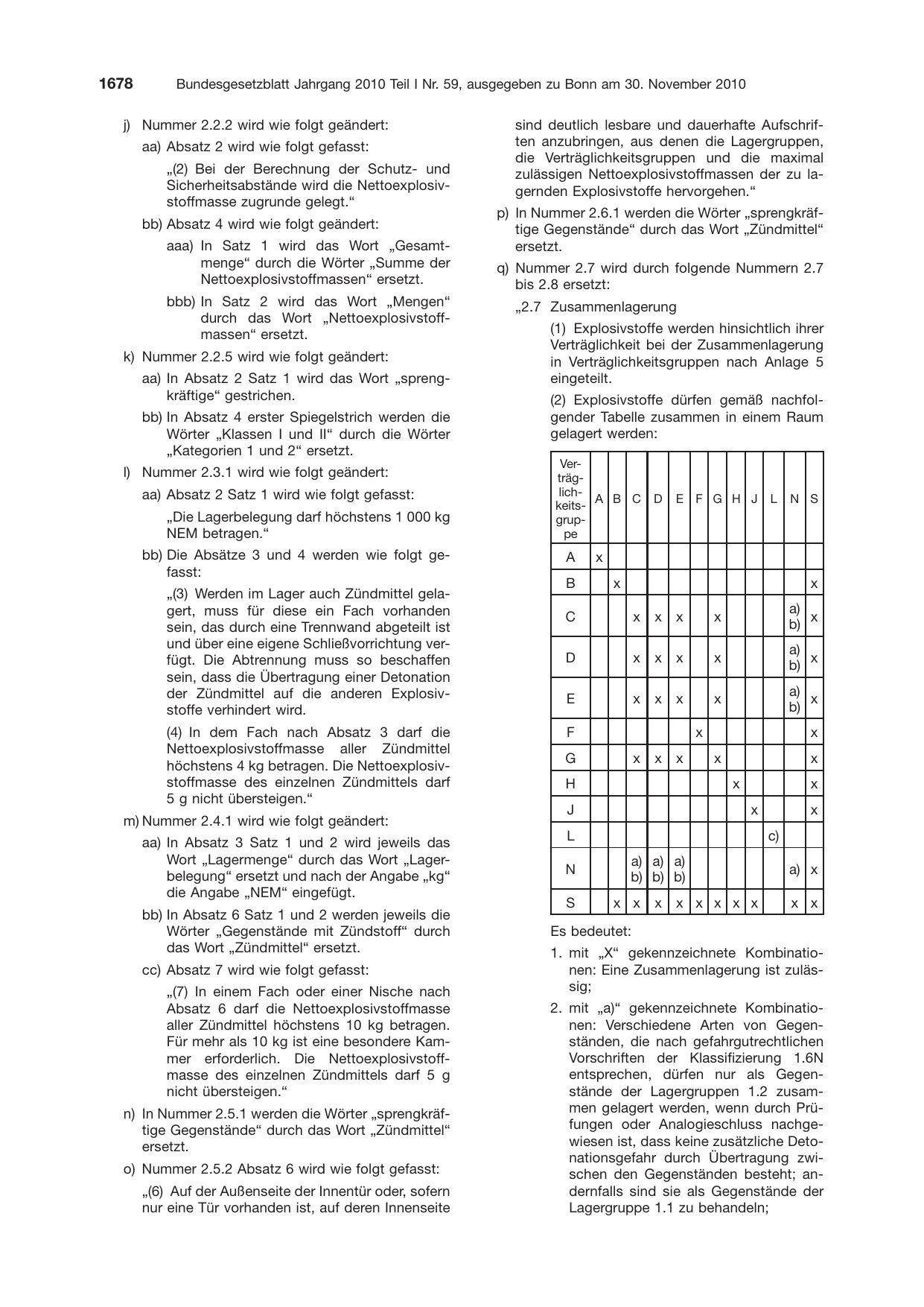 BGBl. 2010, Seite 1678 — Originalseite als Abbildung
