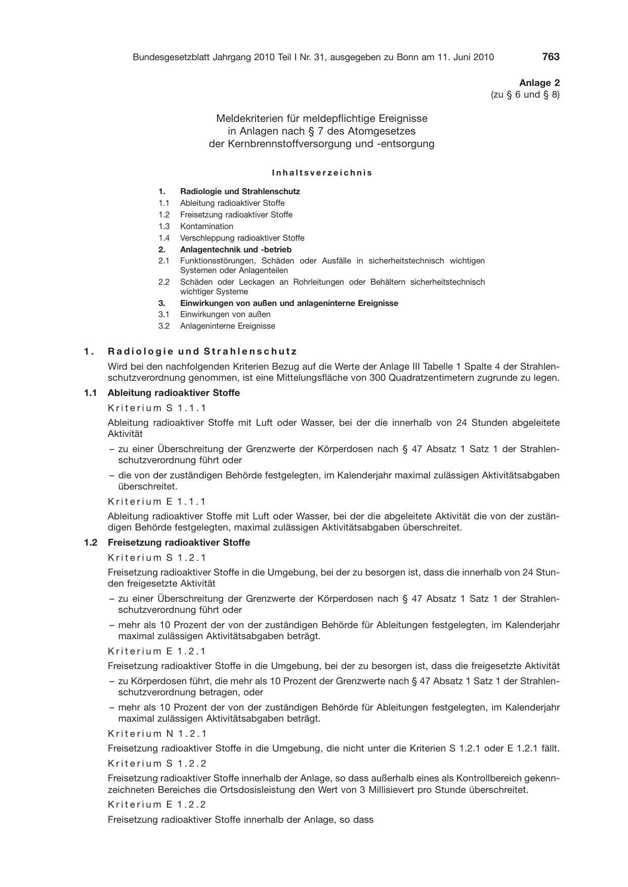 BGBl. 2010, Seite 763 — Originalseite als Abbildung