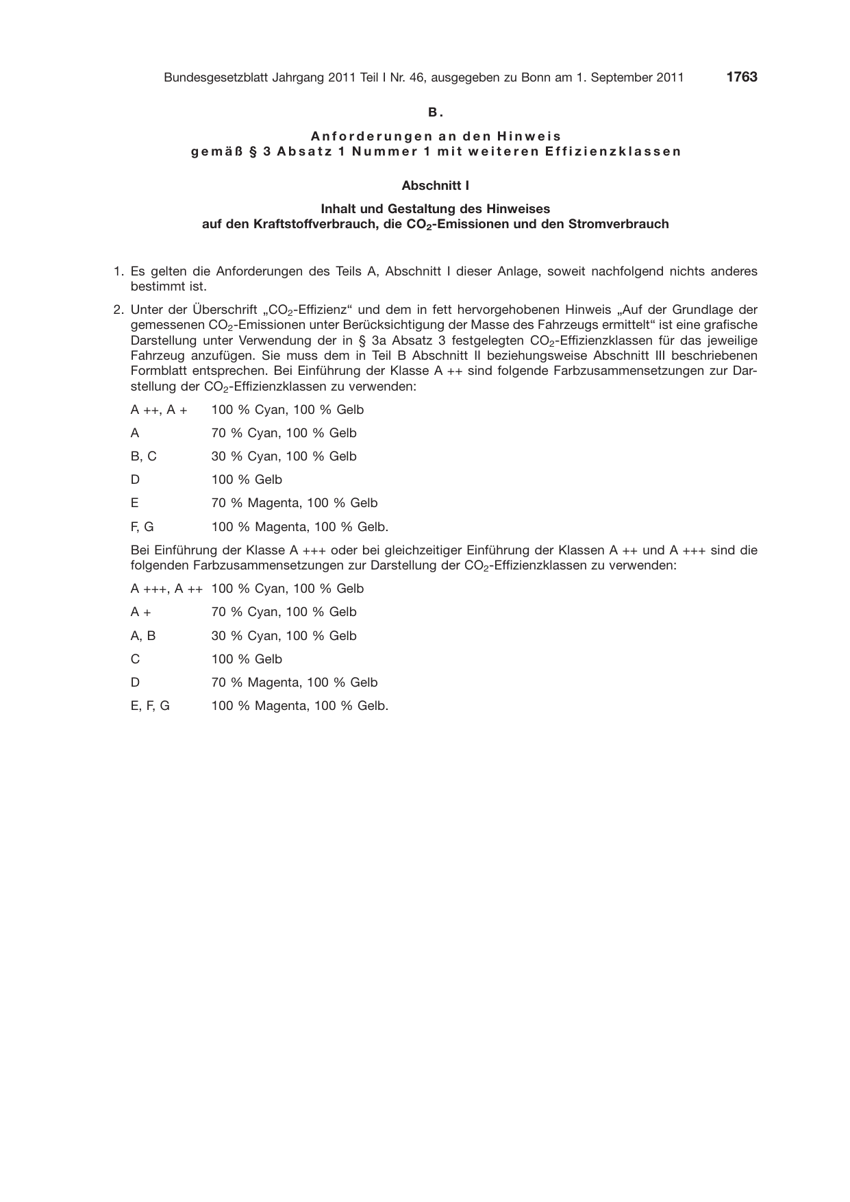 BGBl. 2011, Seite 1763 — Originalseite als Abbildung