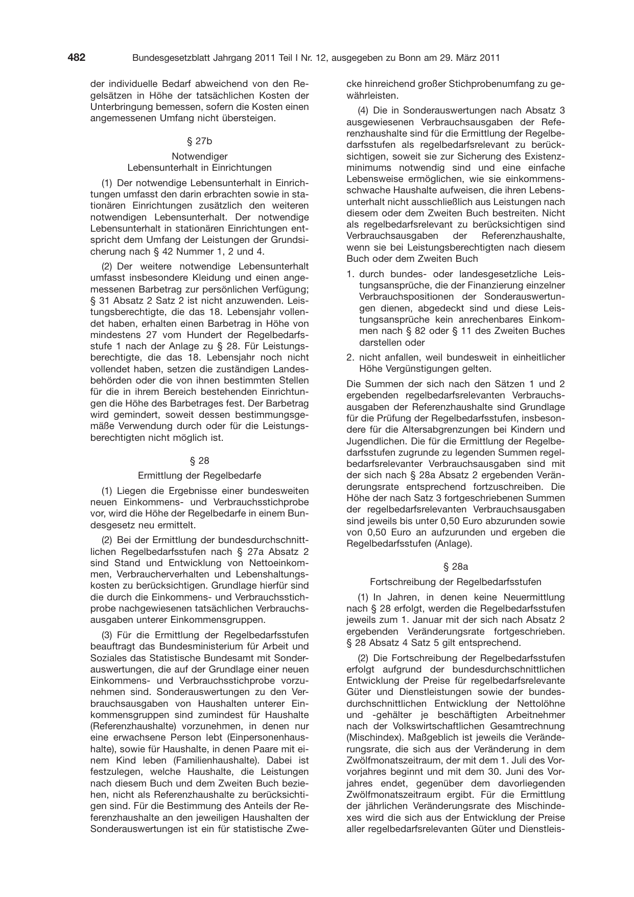 BGBl. 2011, Seite 482 — Originalseite als Abbildung