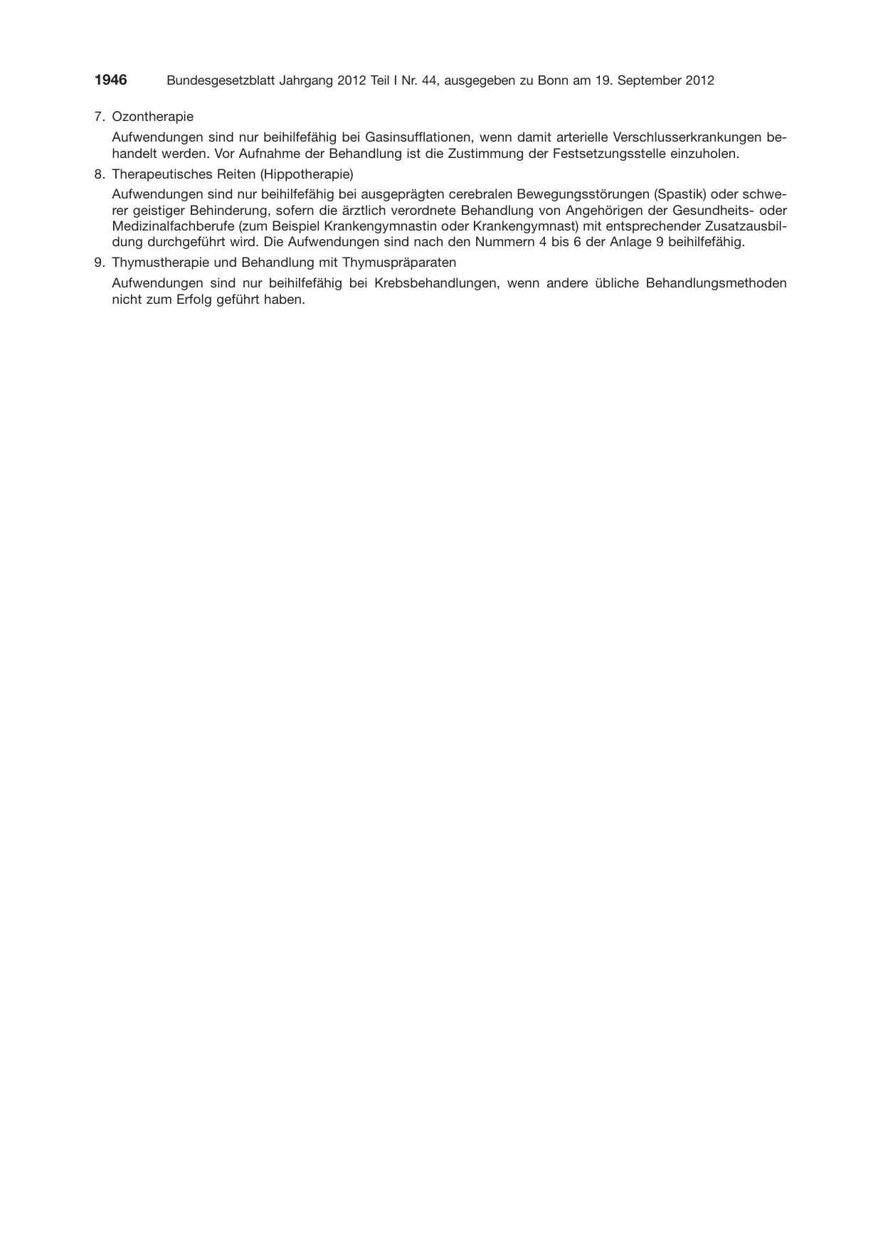 BGBl. 2012, Seite 1946 — Originalseite als Abbildung