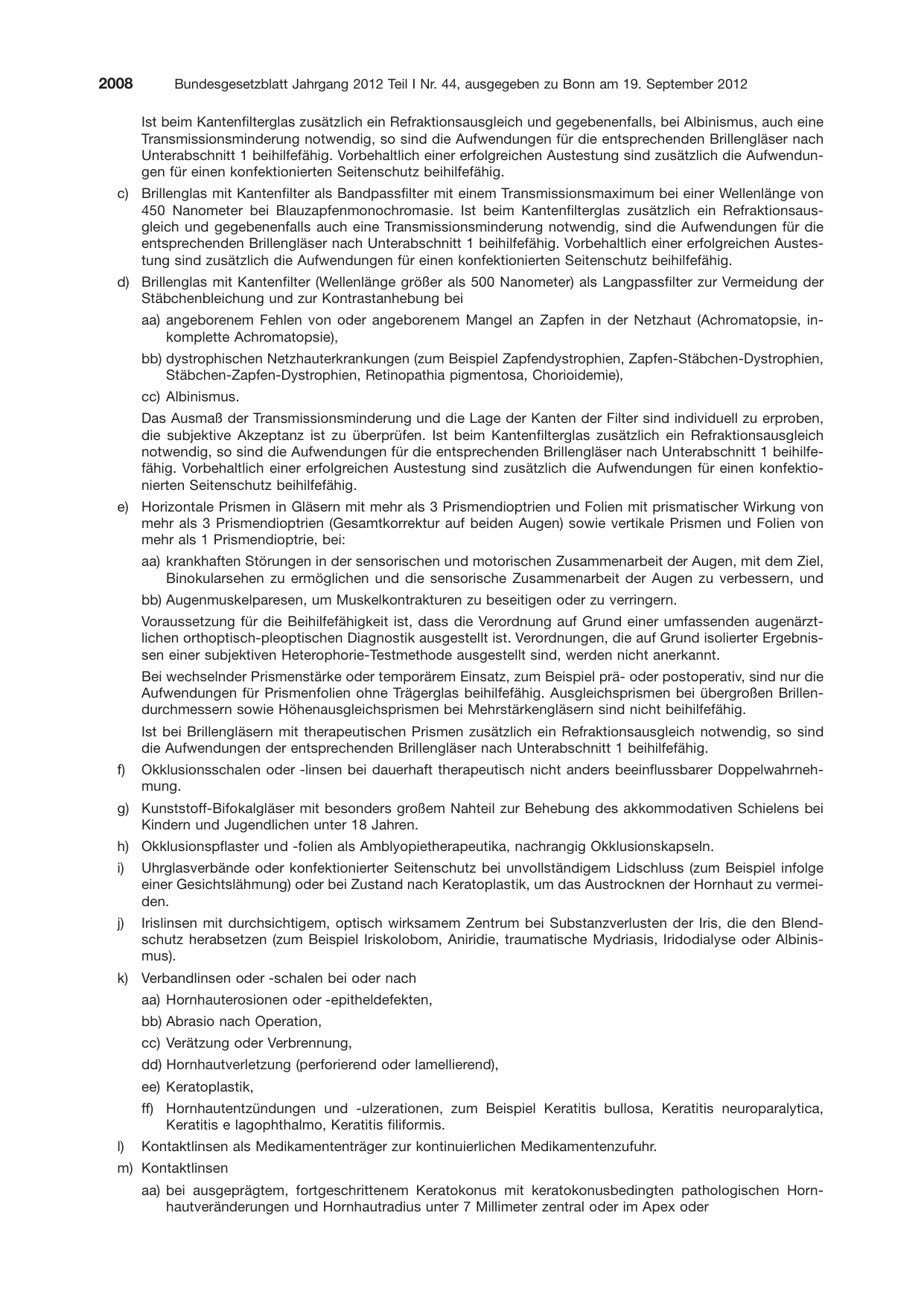 BGBl. 2012, Seite 2008 — Originalseite als Abbildung