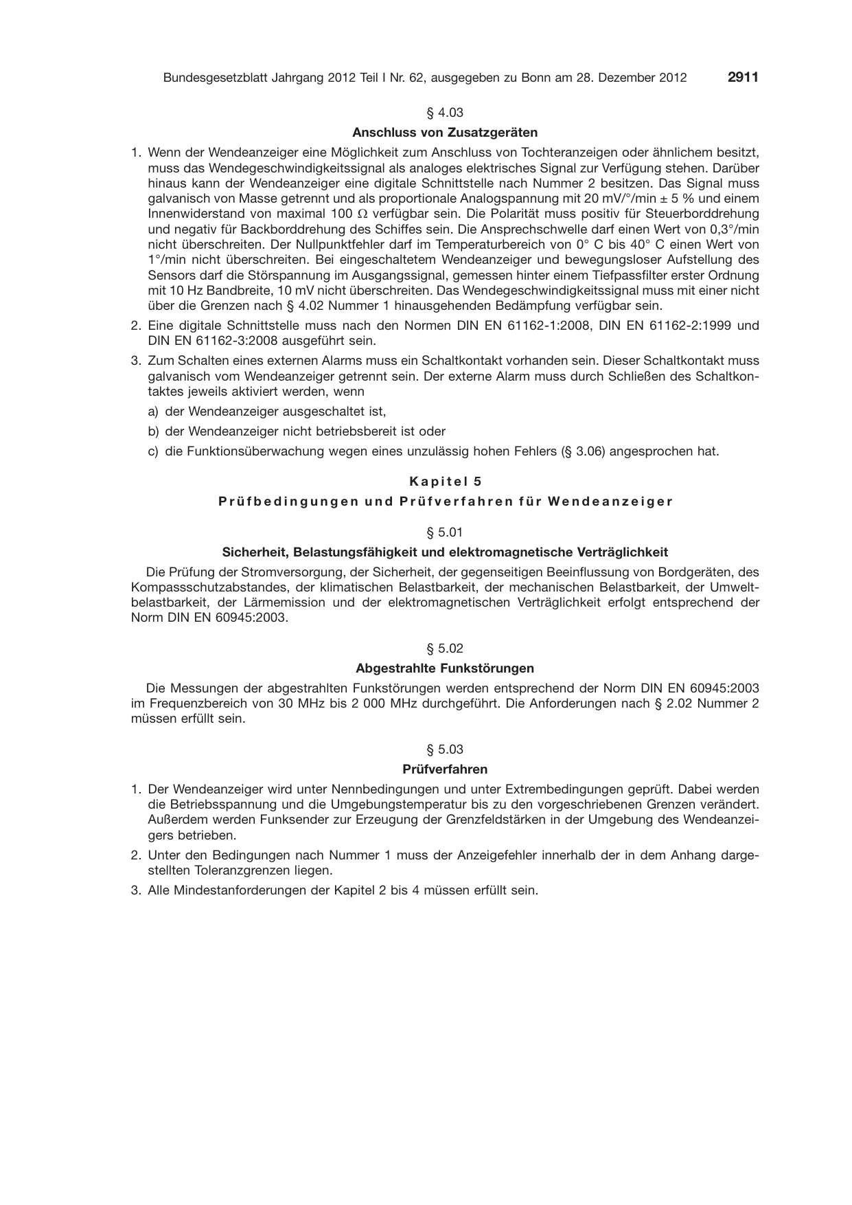 BGBl. 2012, Seite 2911 — Originalseite als Abbildung