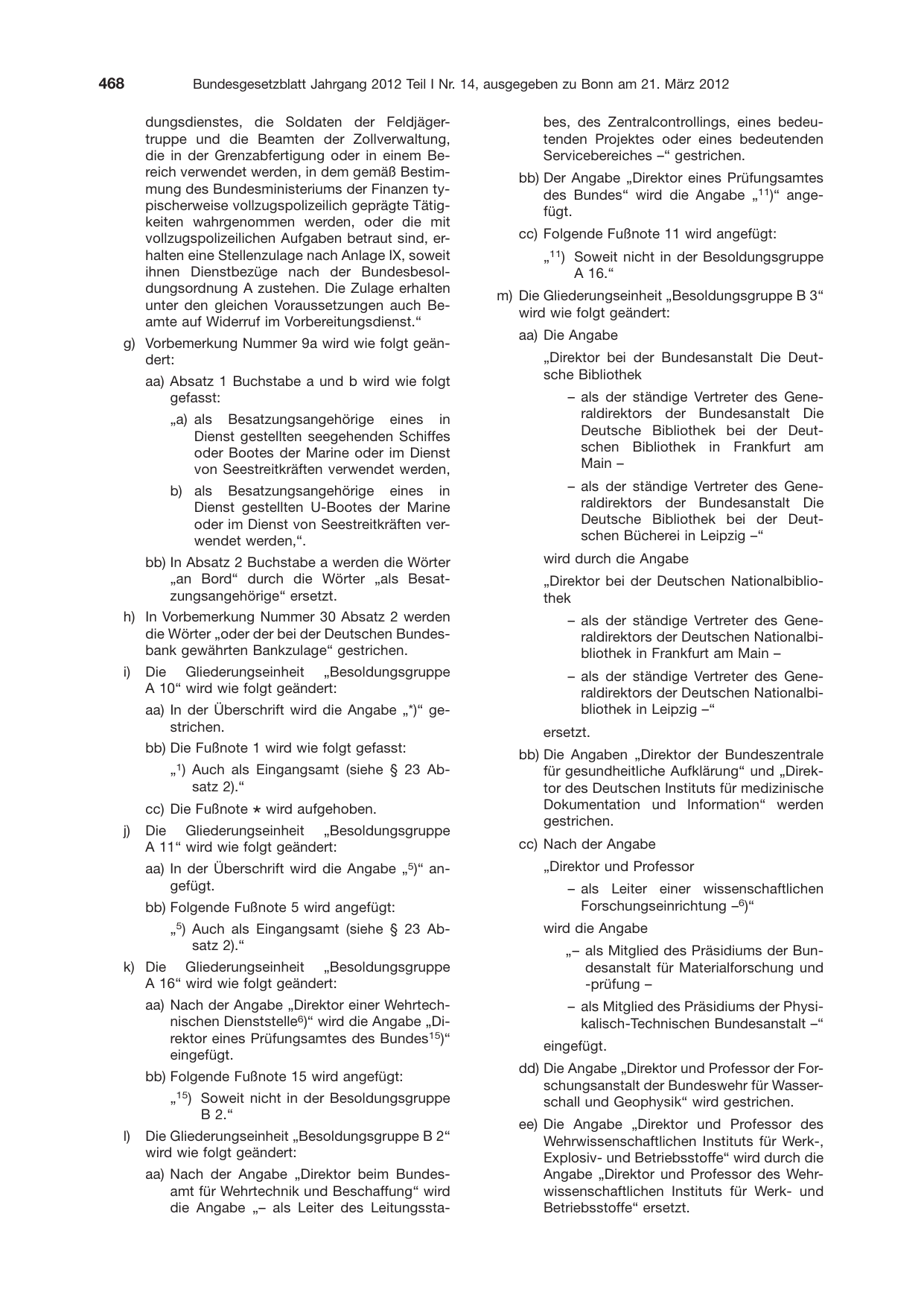 BGBl. 2012, Seite 468 — Originalseite als Abbildung