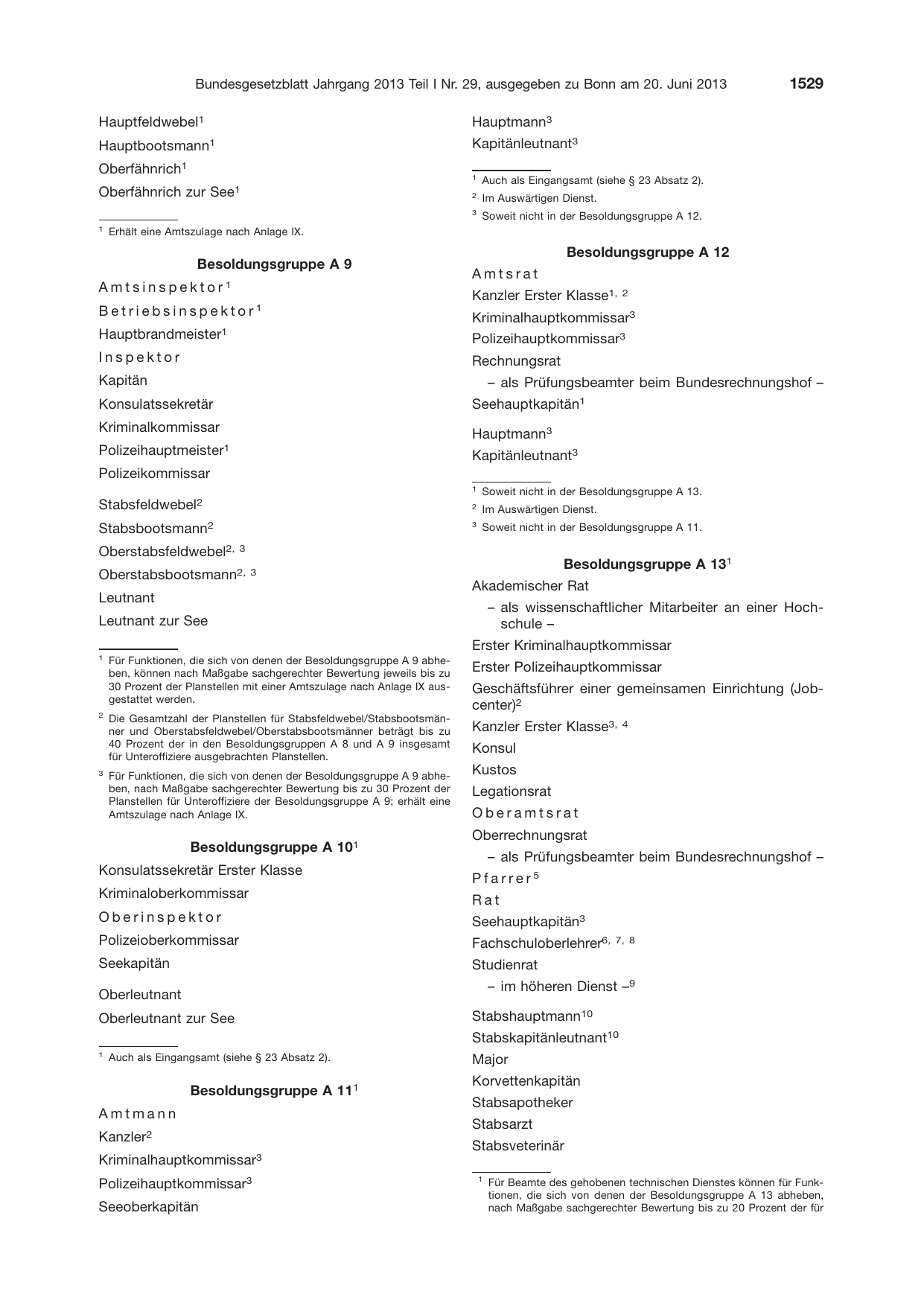 BGBl. 2013, Seite 1529 — Originalseite als Abbildung