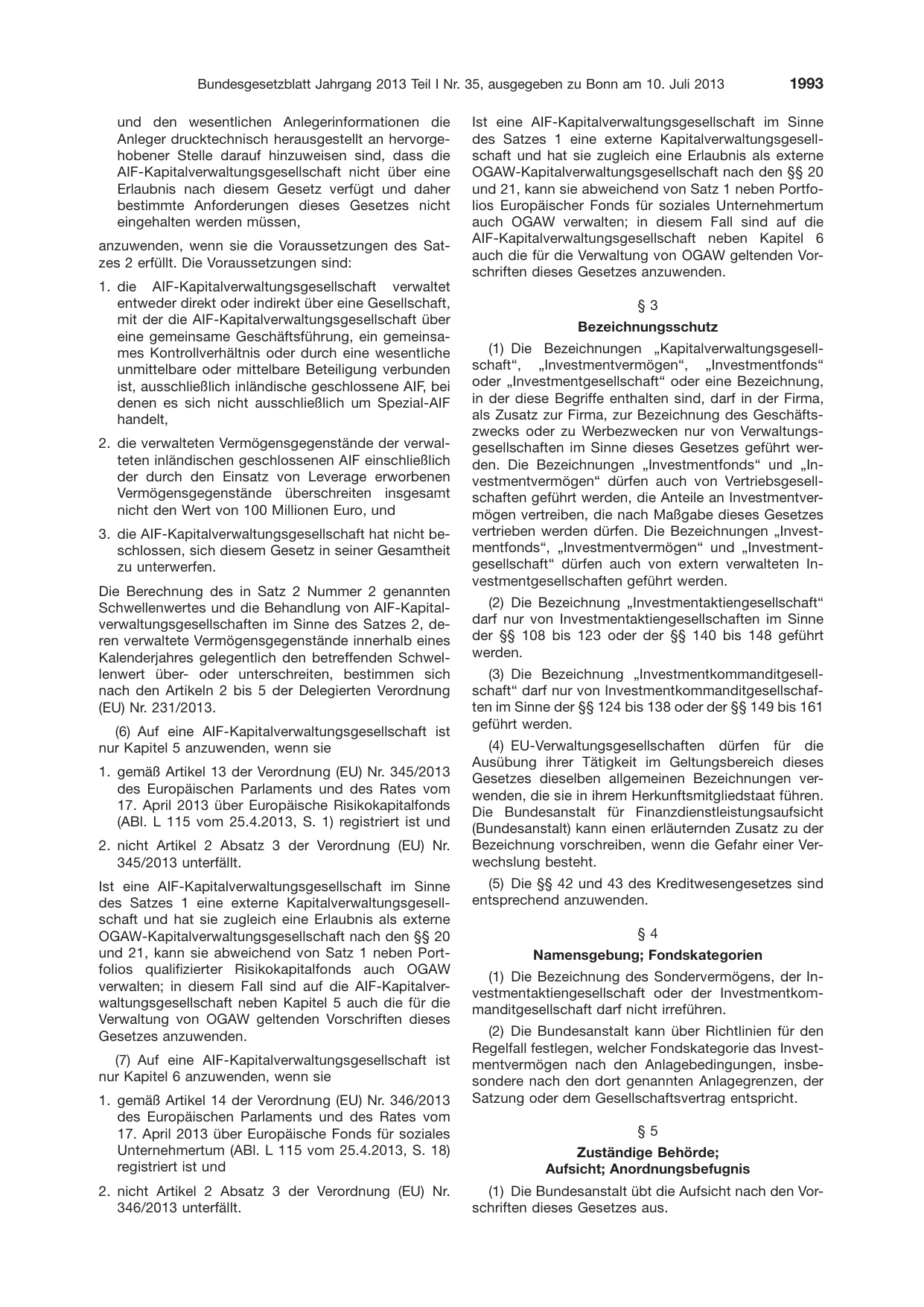 BGBl. 2013, Seite 1993 — Originalseite als Abbildung