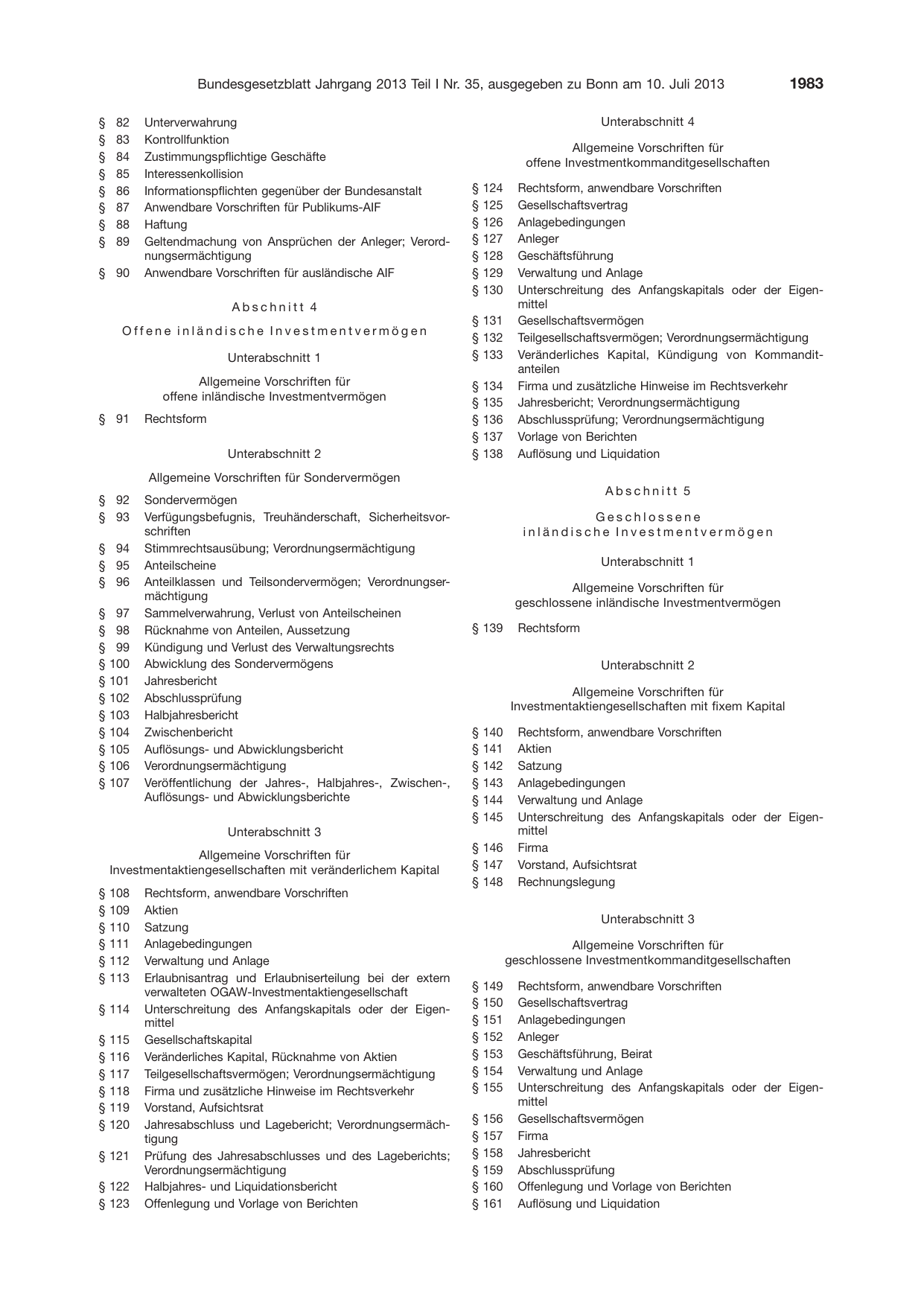 BGBl. 2013, Seite 1983 — Originalseite als Abbildung