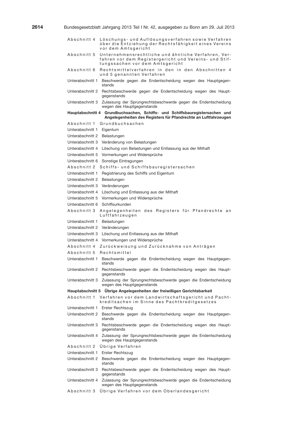 BGBl. 2013, Seite 2614 — Originalseite als Abbildung