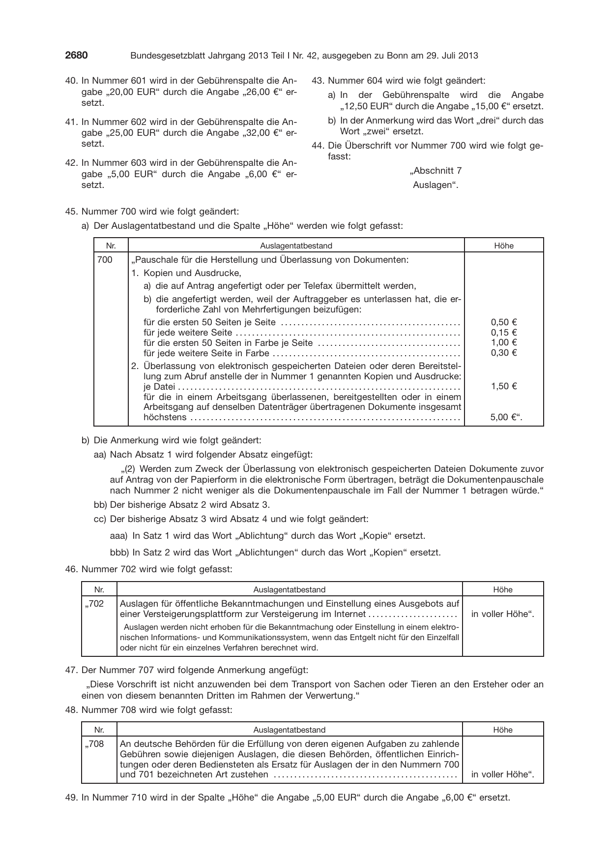 BGBl. 2013, Seite 2680 — Originalseite als Abbildung