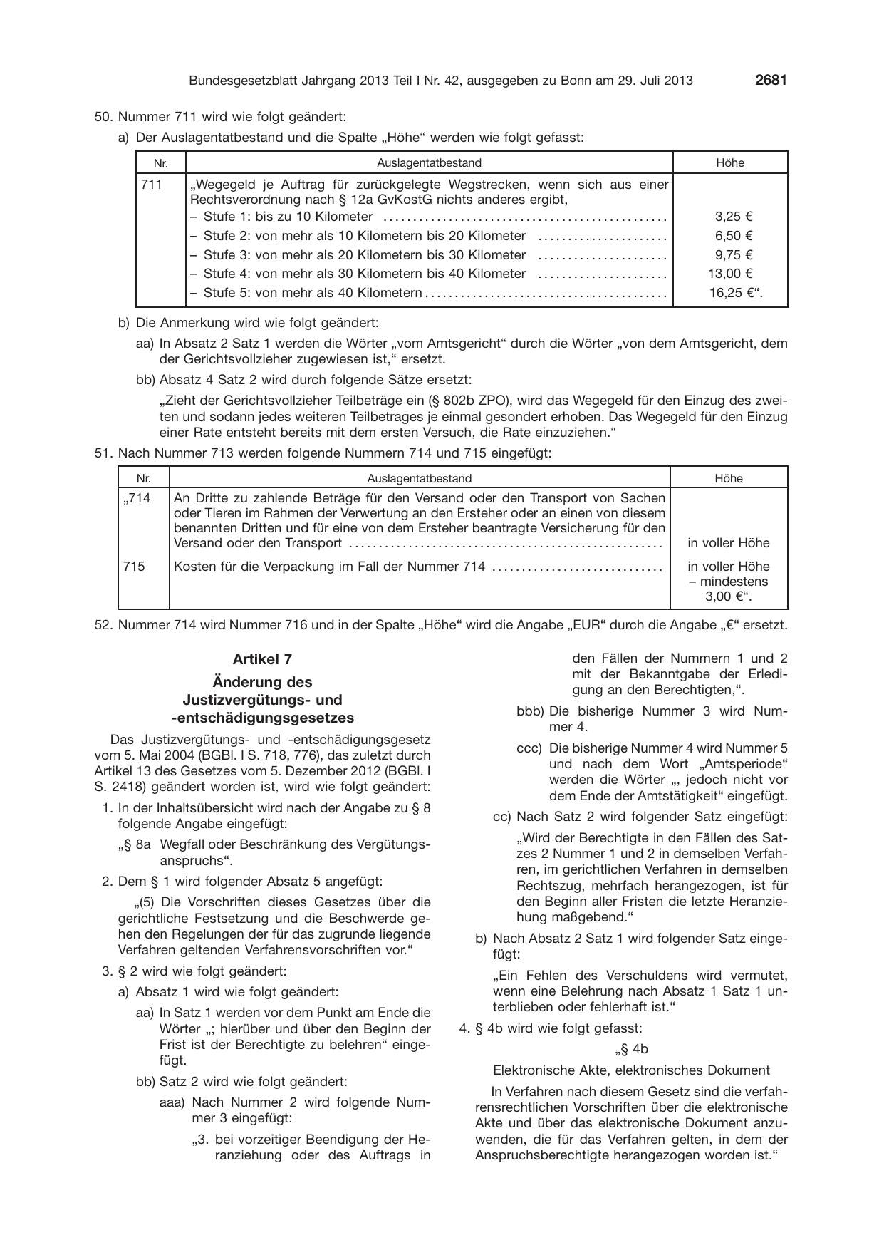 BGBl. 2013, Seite 2681 — Originalseite als Abbildung