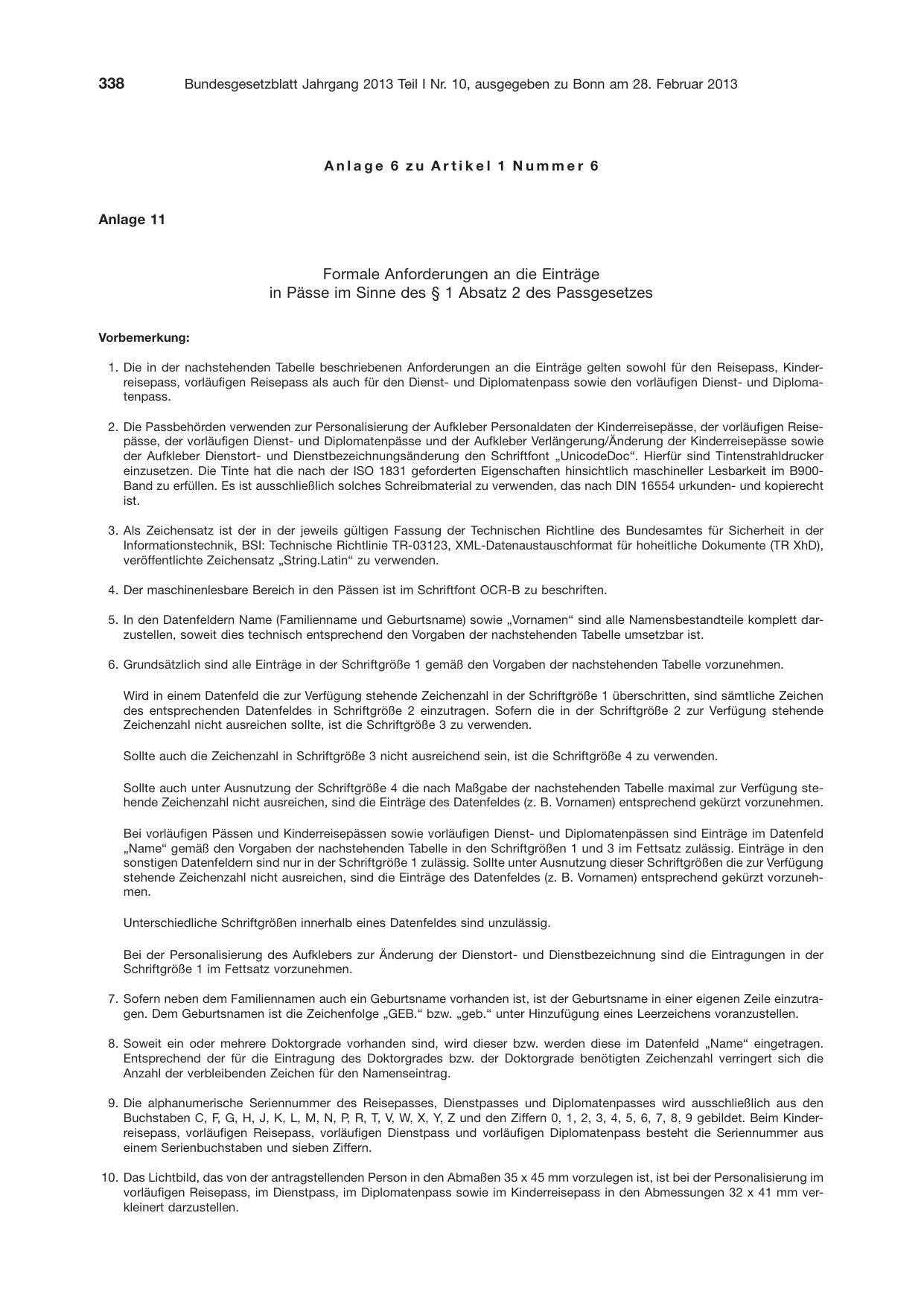 BGBl. 2013, Seite 338 — Originalseite als Abbildung