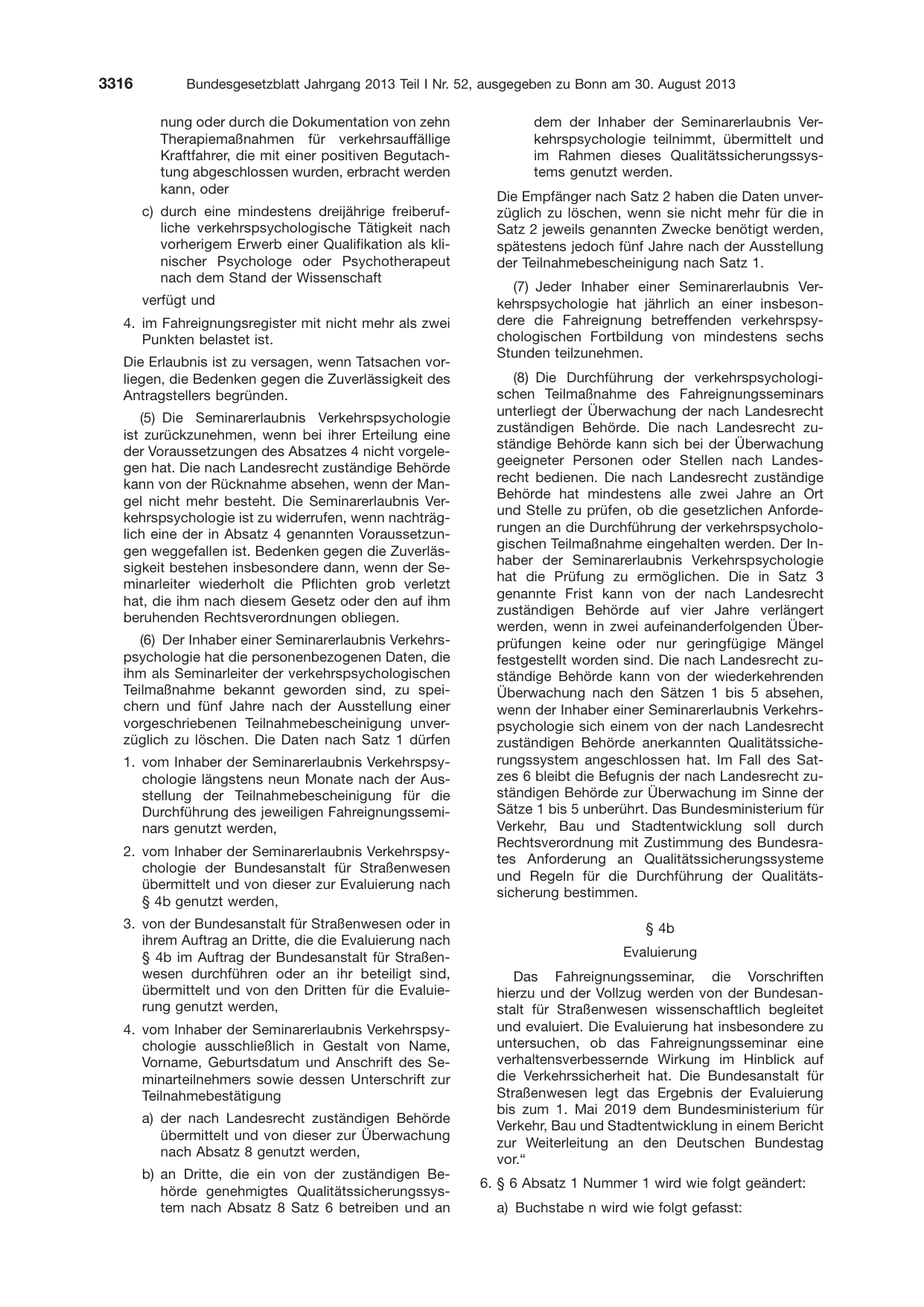 BGBl. 2013, Seite 3316 — Originalseite als Abbildung