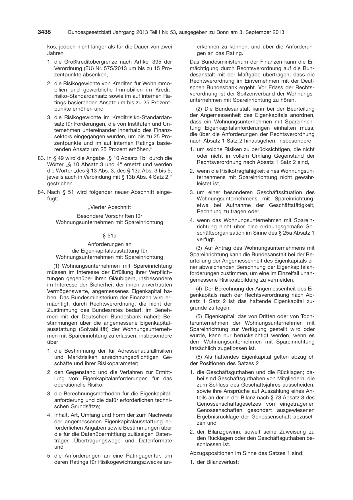 BGBl. 2013, Seite 3438 — Originalseite als Abbildung