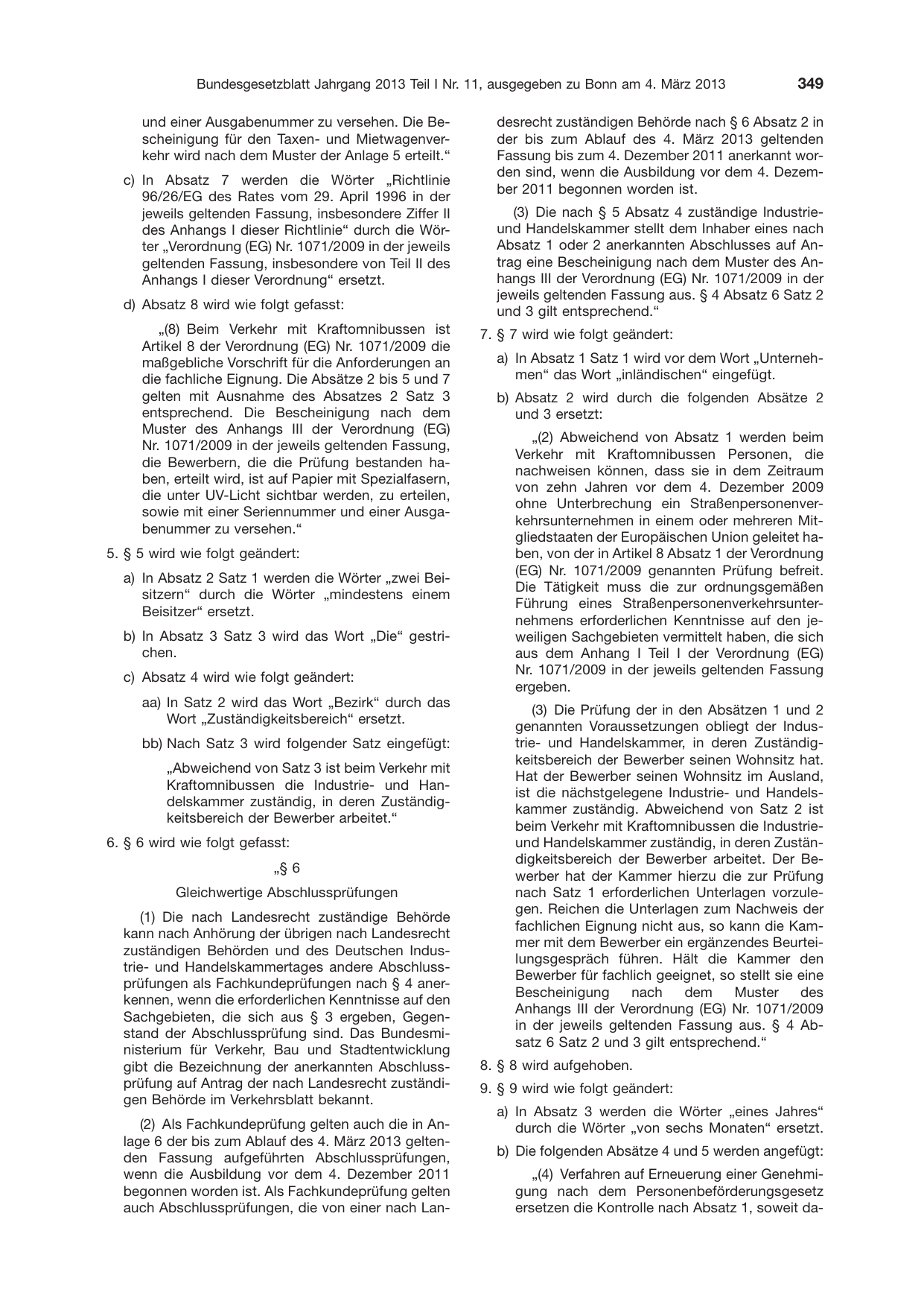 BGBl. 2013, Seite 349 — Originalseite als Abbildung