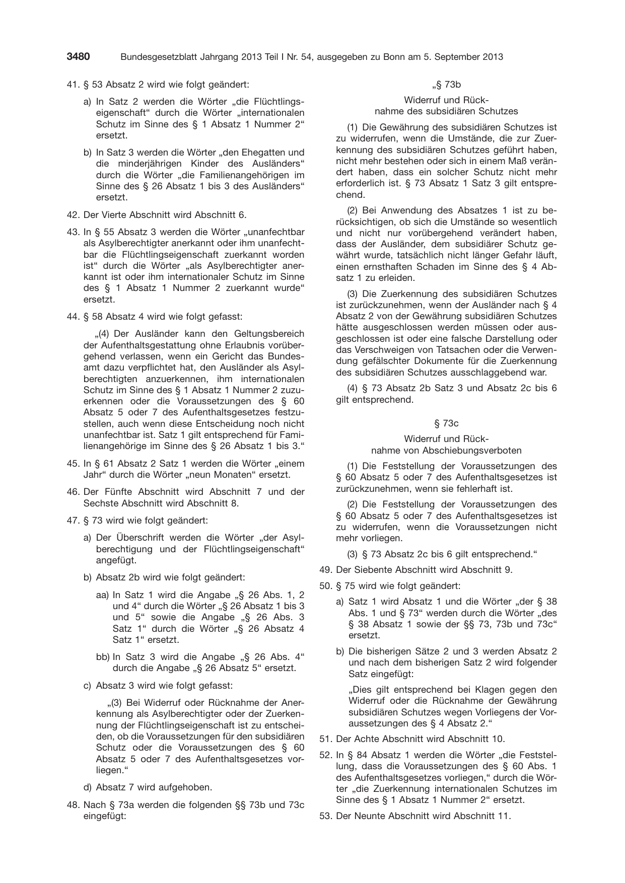 BGBl. 2013, Seite 3480 — Originalseite als Abbildung
