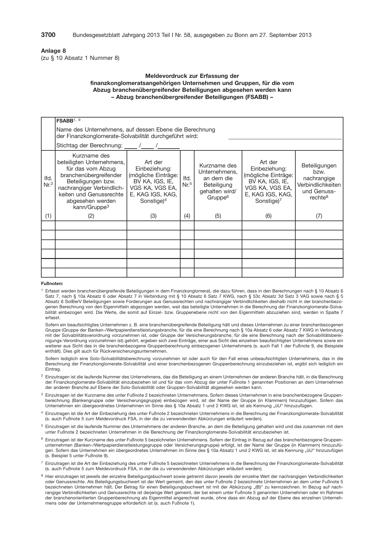BGBl. 2013, Seite 3700 — Originalseite als Abbildung